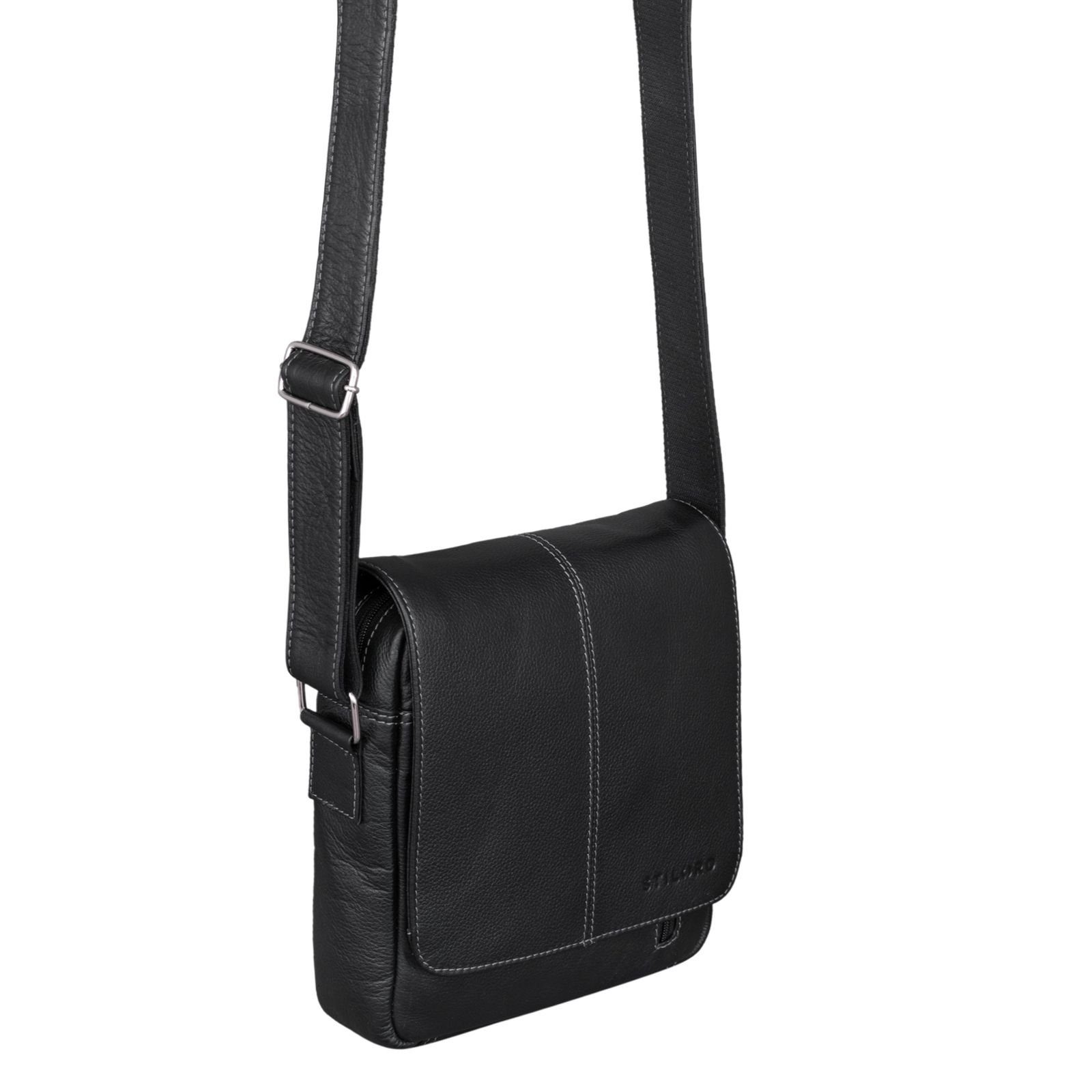 STILORD Schultertasche "Matt" Herrenhandtasche Leder Umhängetasche Männner Vintage