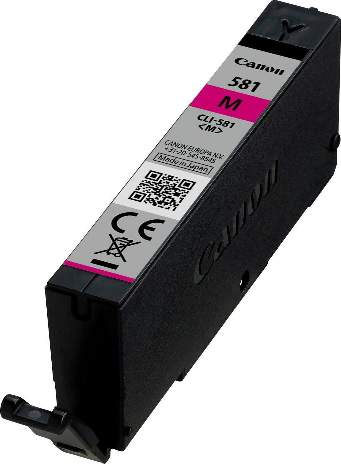 Canon INK CLI-581 M Tintenpatrone (original Druckerpatrone 581 magenta)