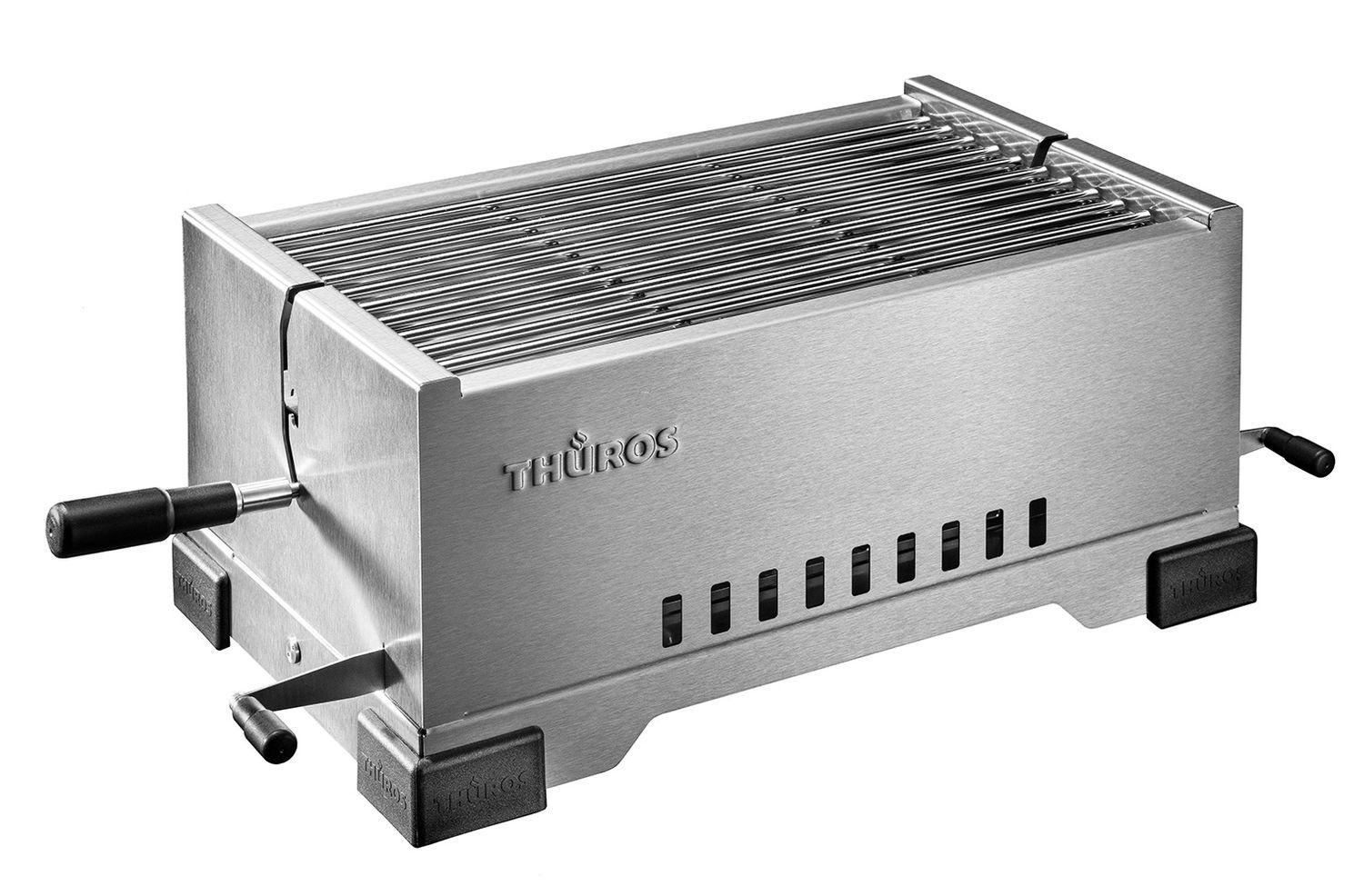 Thüros Holzkohlegrill Thüros PRO1 - modularer Holzkohle Tischgrill mit Edelstahlrost