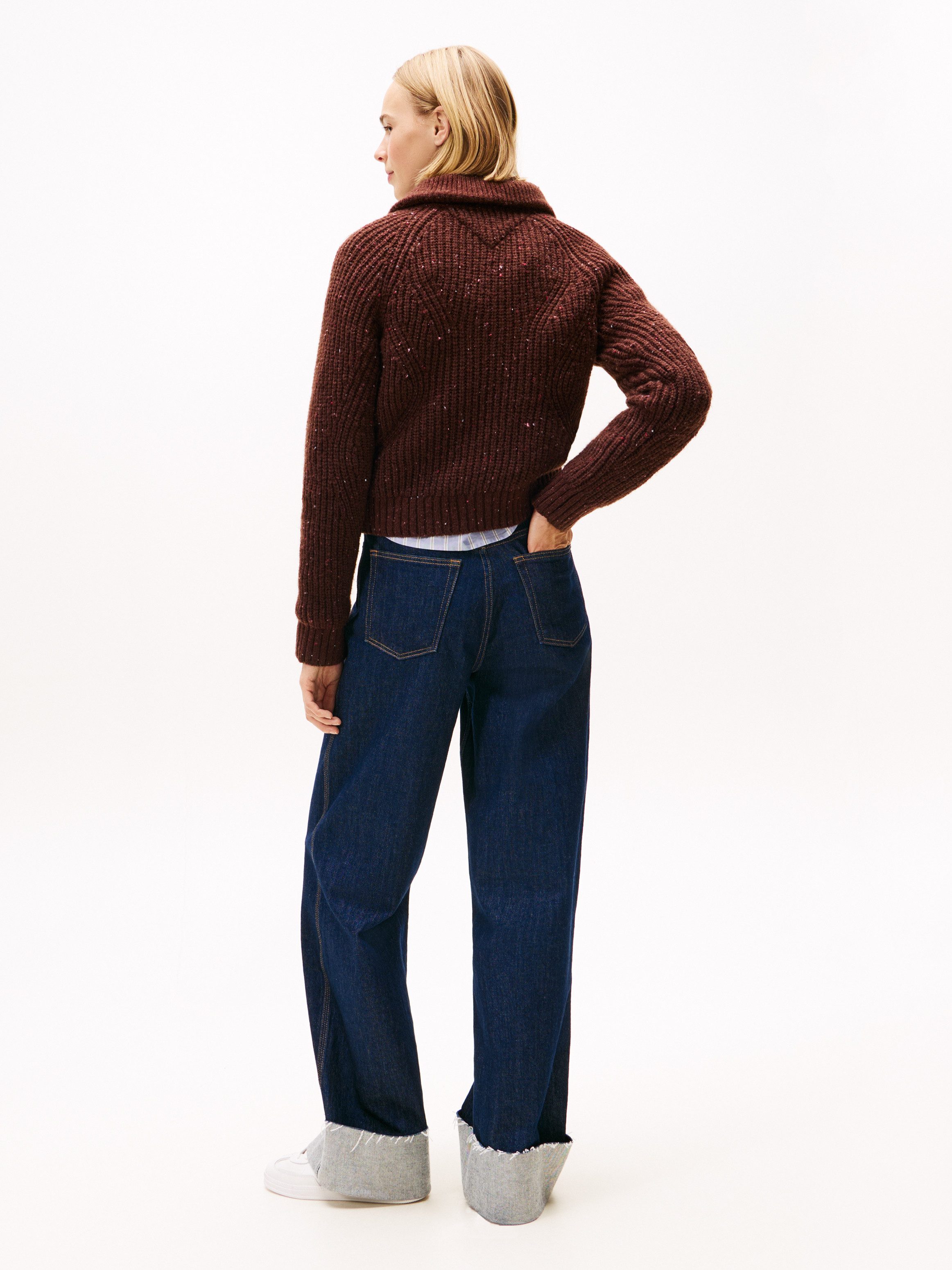 Tommy Jeans Troyer TJW NEP 1/4 ZIP SWEATER