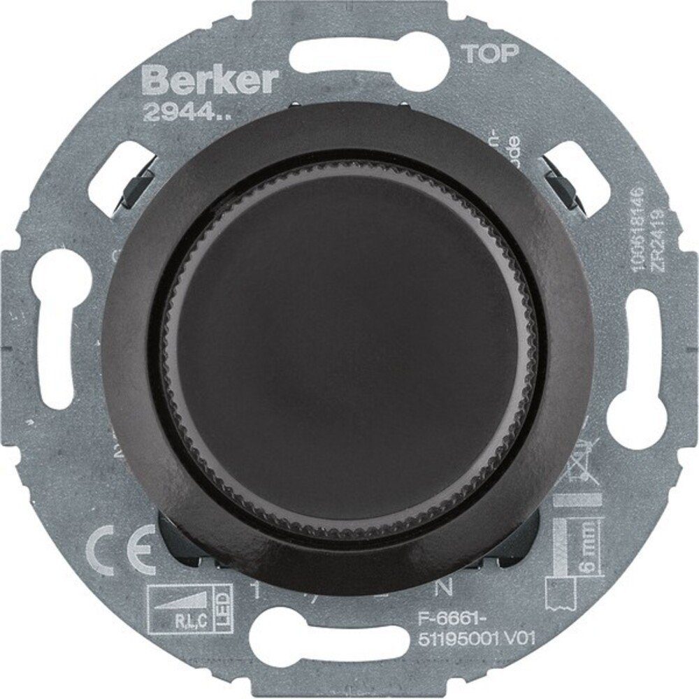 Berker Abdeckrahmen Berker Uni-Drehdimmer Z.-st.(LED) 294411