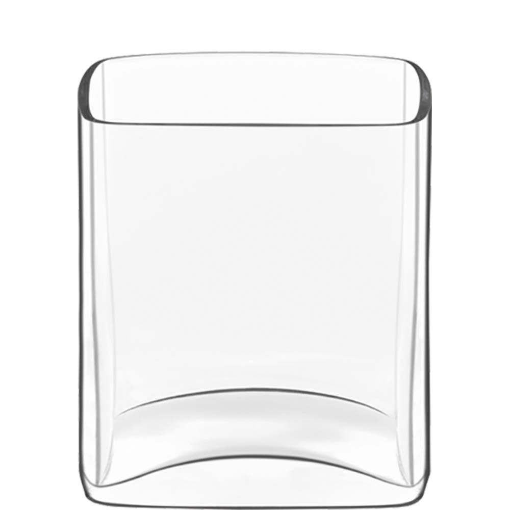 Bormioli Stück Glas Dessertschale Cubo Transparent Appetizer Michelangelo, 6 Glas, Luigi 130ml