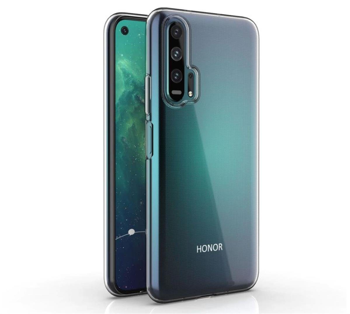 CoverKingz Handyhülle Honor 20 Pro Handyhülle Silikon Case Schutzhülle Cover Schale Klar