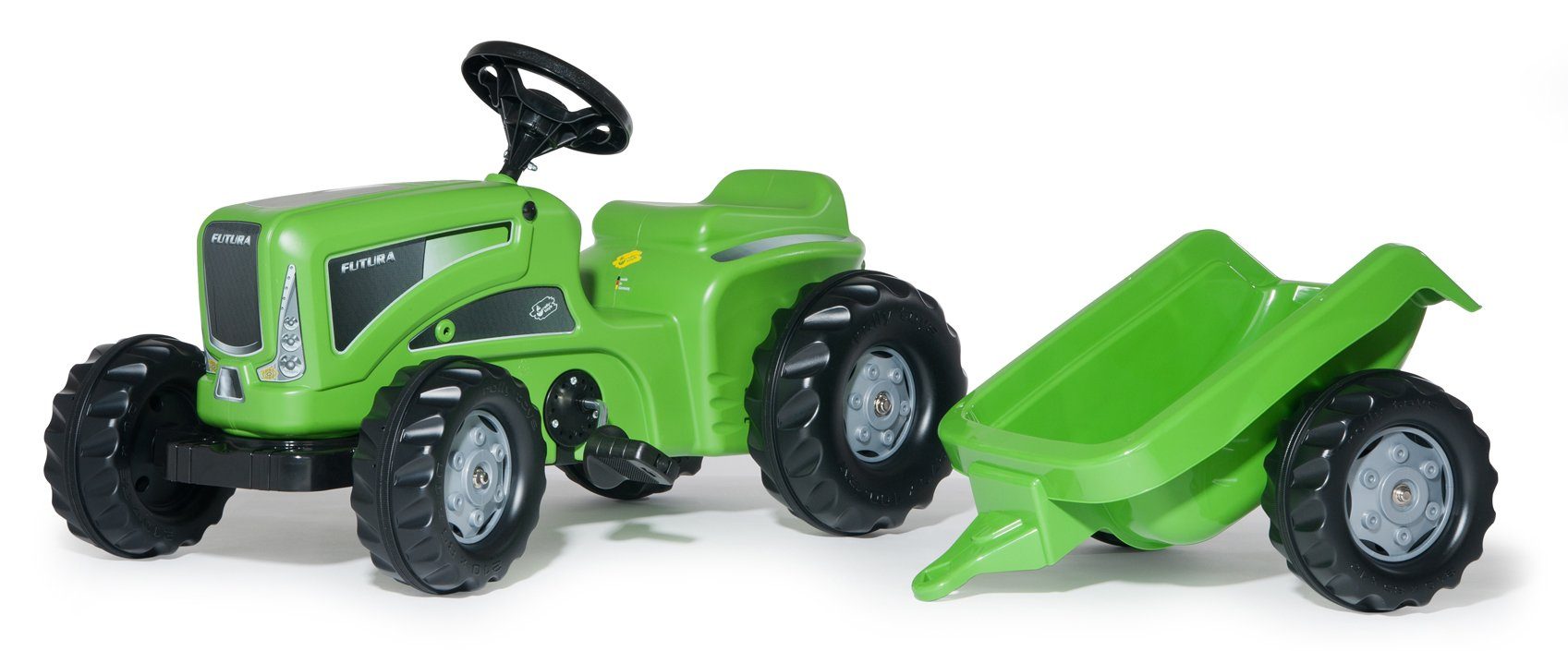 rolly toys® Trettraktor Rolly Toys Futura Traktor incl. Anhänger 620005