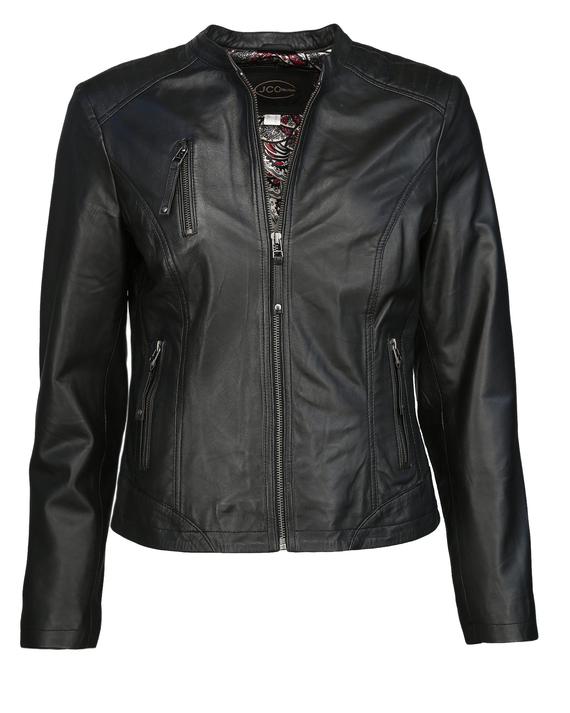 JCC Bikerjacke 125302 black | Übergangsjacken