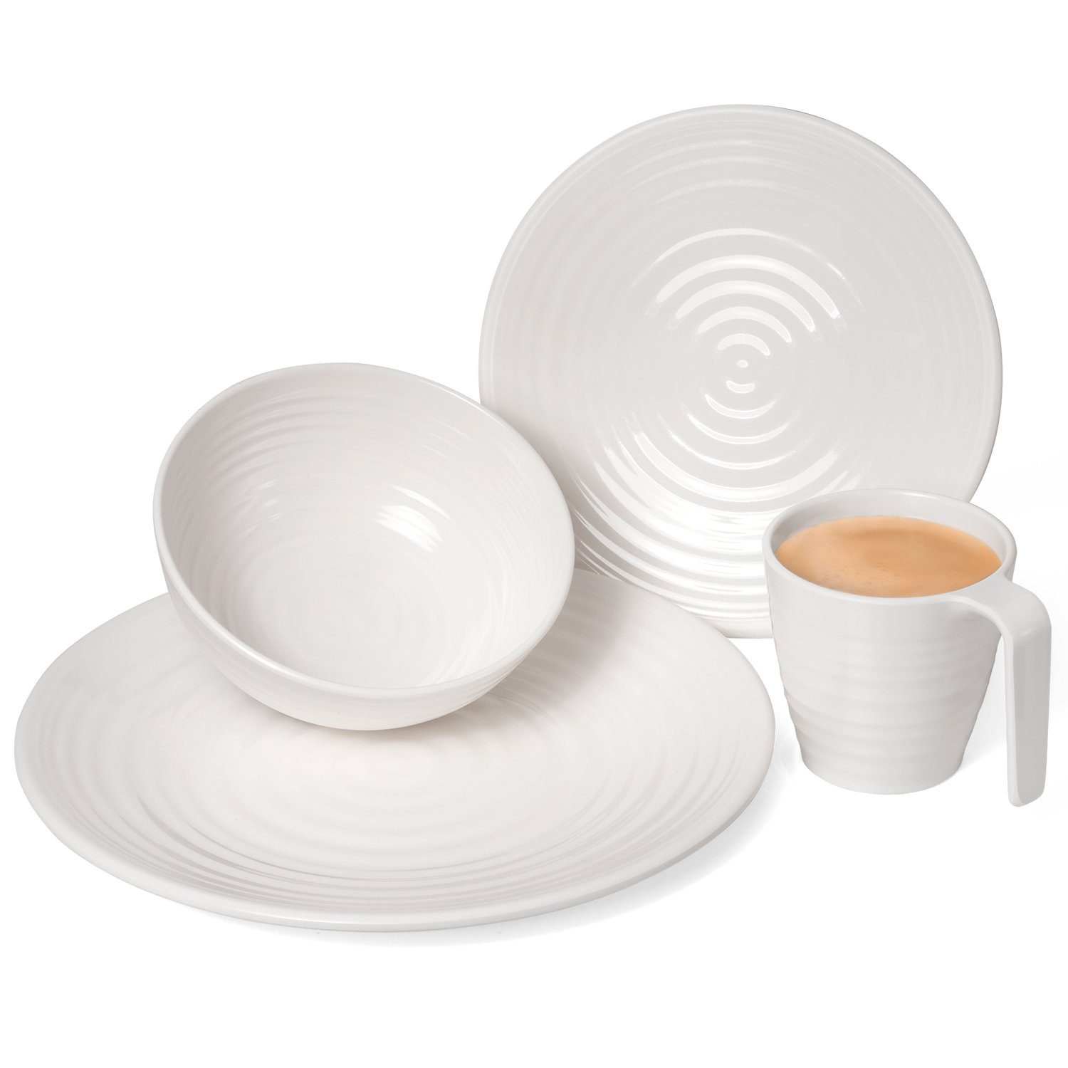 Geschirr-Set Camping Geschirr Set 1 Person Crema Design