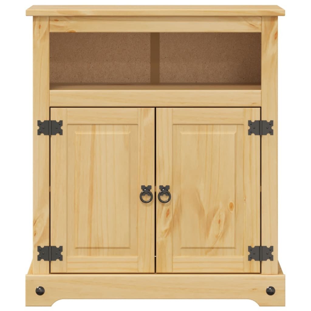 vidaXL Badezimmer-Set Badschrank Corona 70x33x80 cm Massivholz Kiefer – Bild 5 von 5