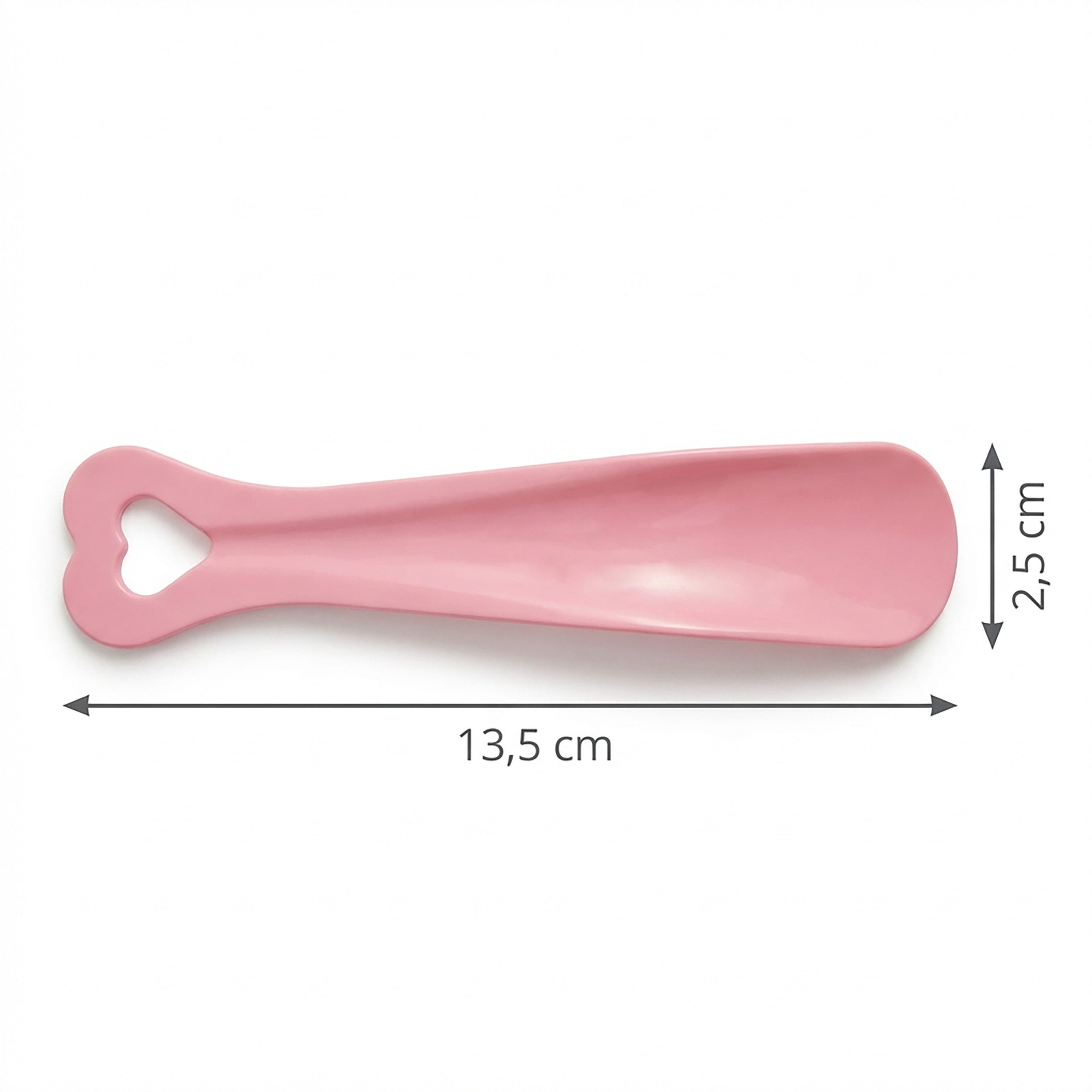 Lantelme Schuhlöffel 4 Stück Baby Schuhlöffel Set bis Schuhgröße 24 Schuhanzieher, 4 Teilig Kunststoff mit lächelnden Figuren in Grün Blau Gelb Rosa – Bild 4 von 5