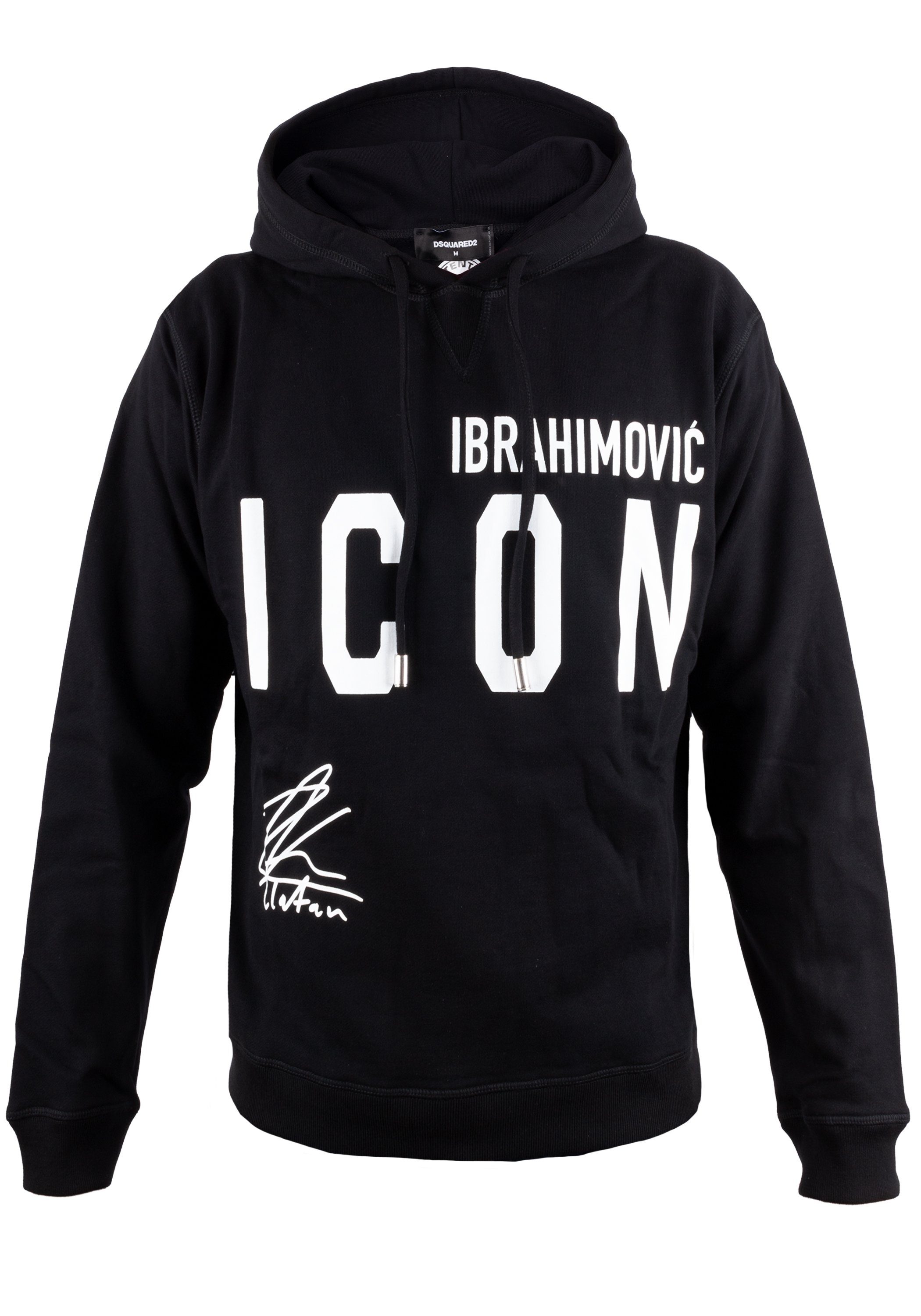 Dsquared2 Kapuzensweatshirt »Dsquared2 Herren Hoodie Sweatshirt Black  Ibrahimovic Edition ICON Hood«