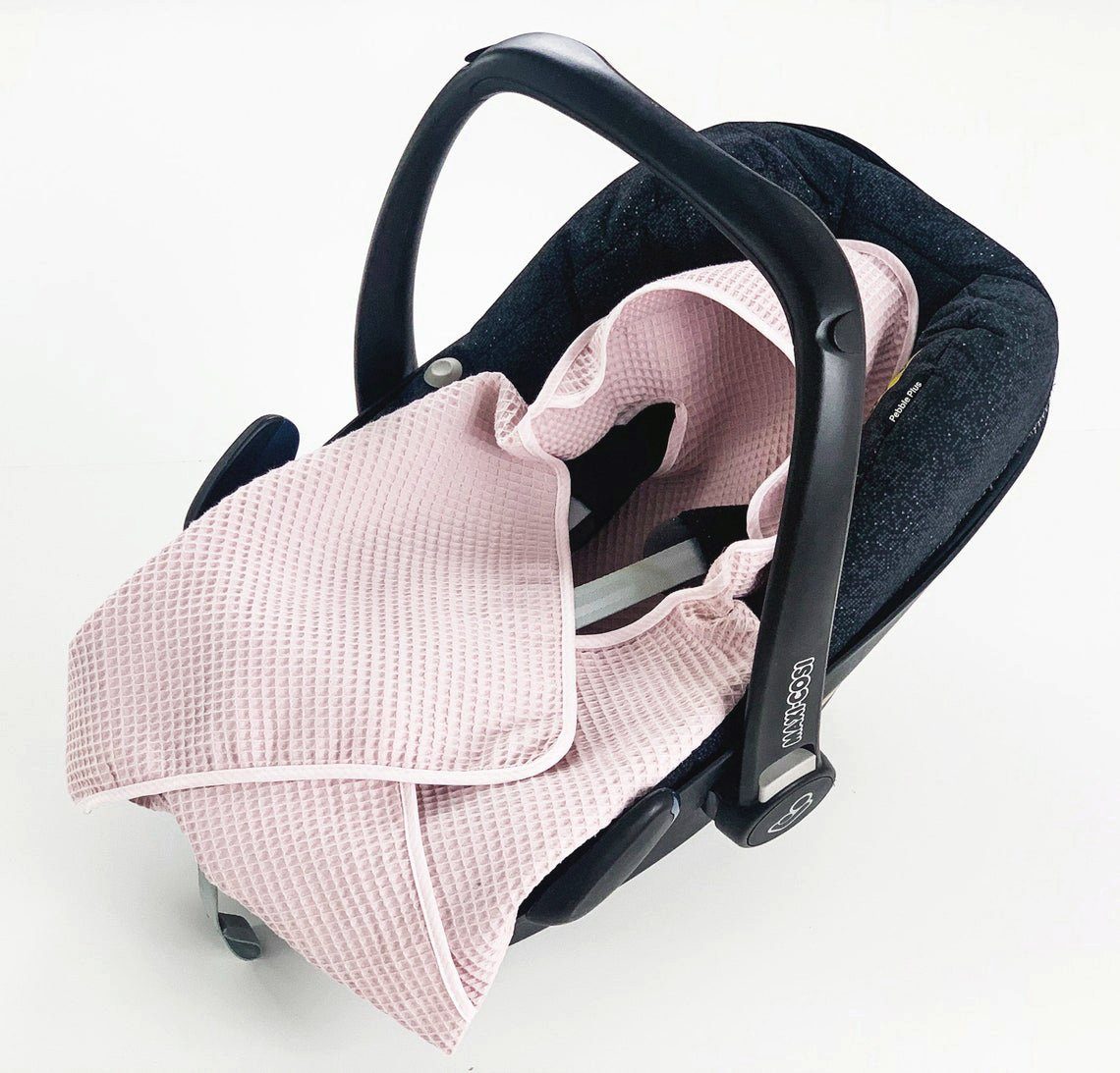 Einschlagdecke Einschlagdecke Waffelstoff Baumwolle Babyschale Autositz,Som günstig online kaufen