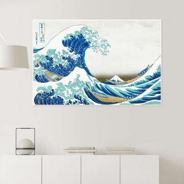 Posterlounge Poster Katsushika Hokusai, Die große Welle vor Kanagawa IV, Badezimmer Maritim Malerei