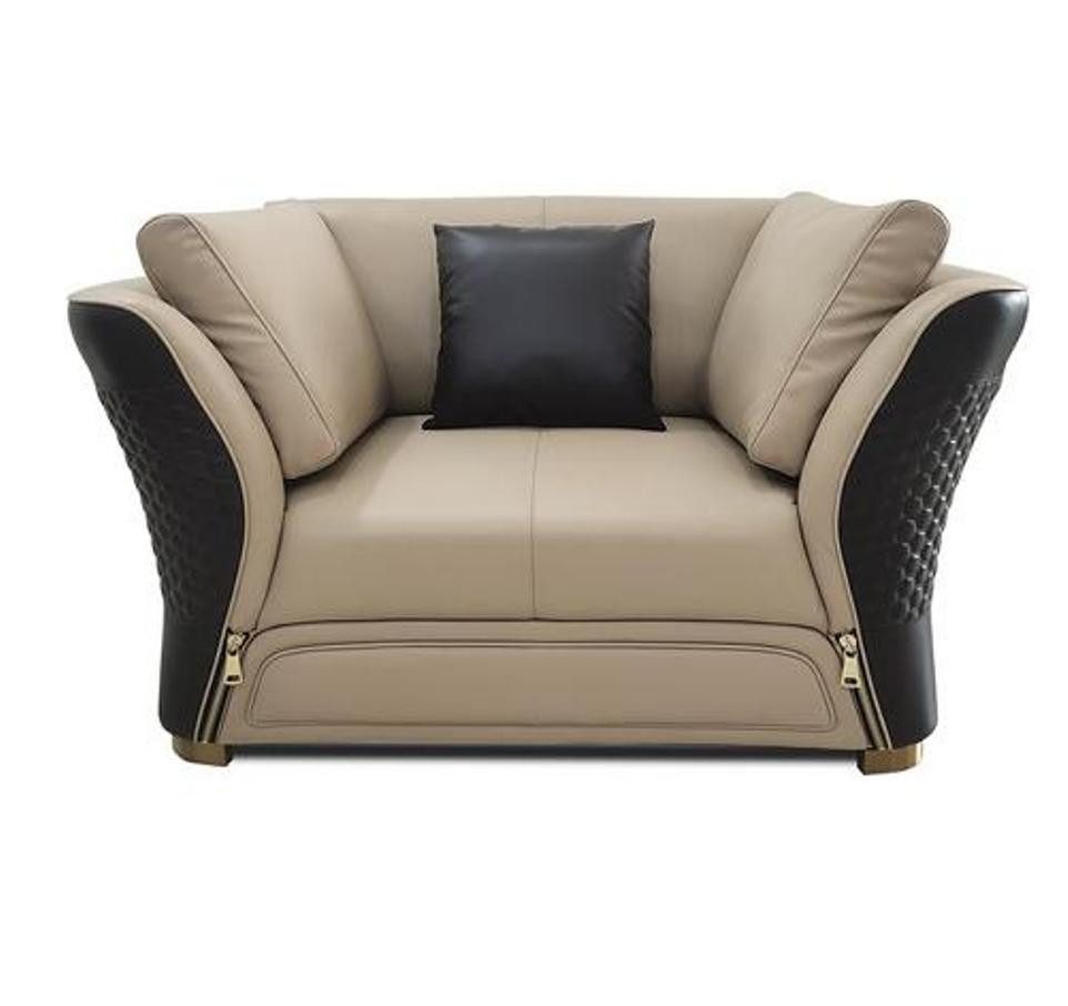 Xlmoebel Sessel Leder Relaxsessel im modernen Design für eleganten Komfort (1-St., Sessel), Hergestellt in Europa