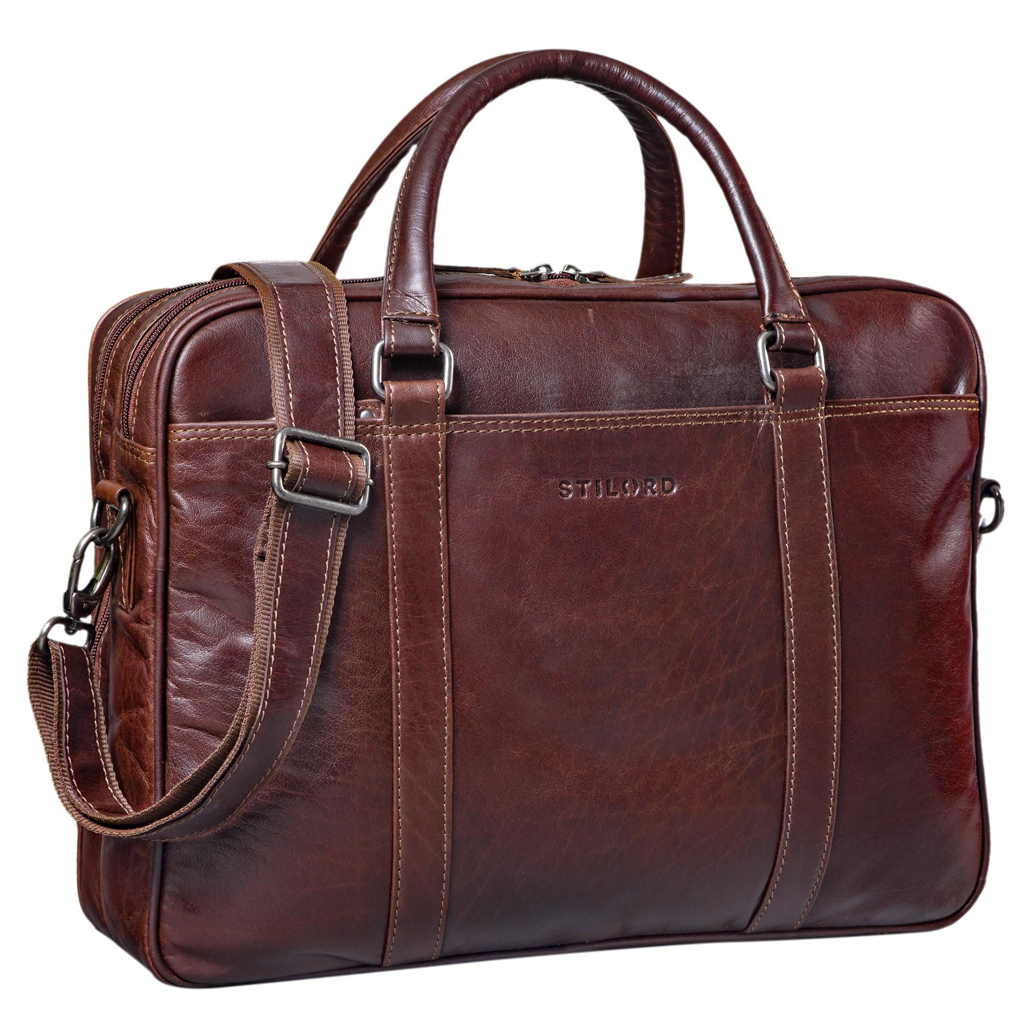 Aktentasche "Dante" Businesstasche 15.6 Zoll Leder