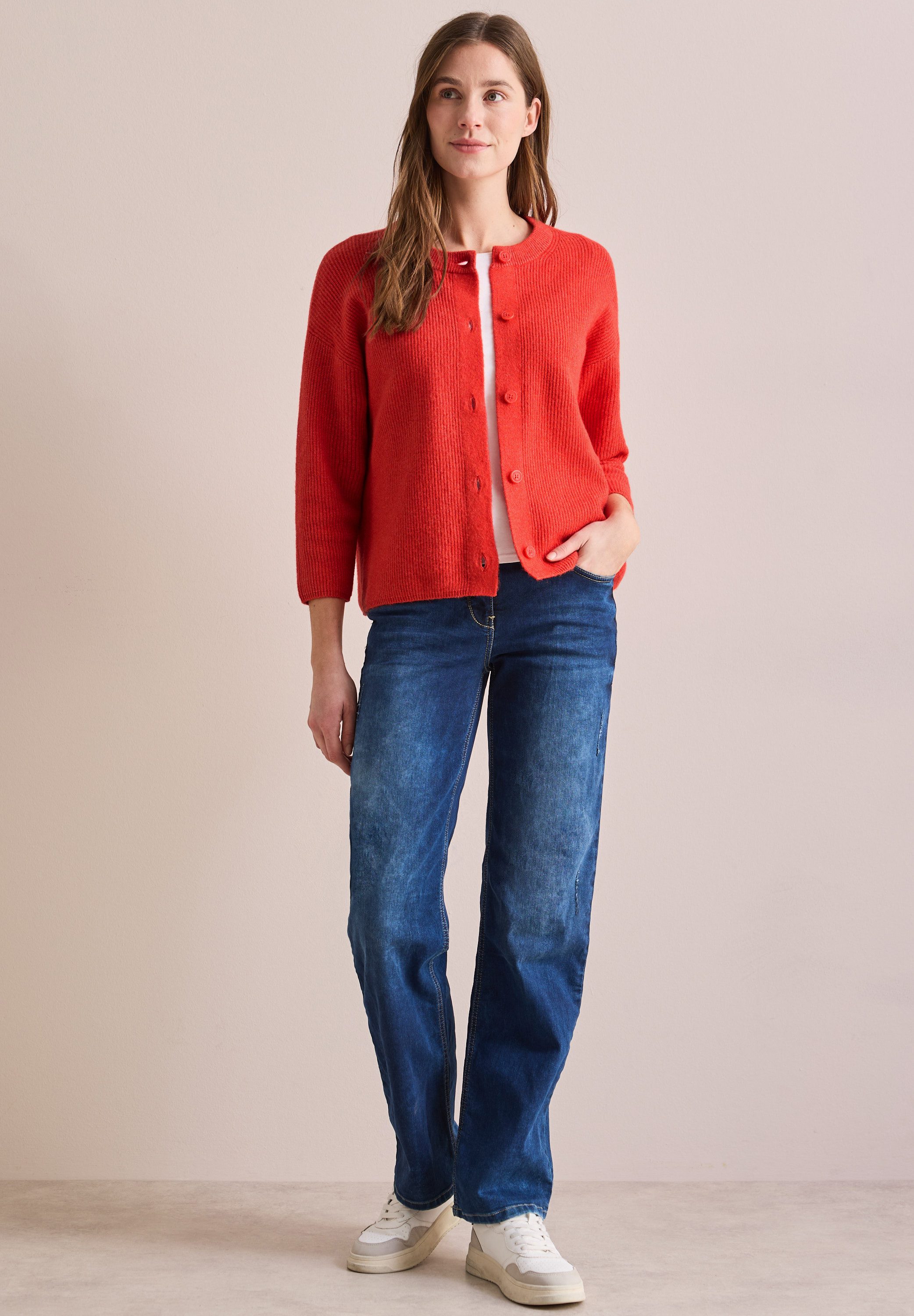 CECIL Cardigan mit 3/4 Ärmeln