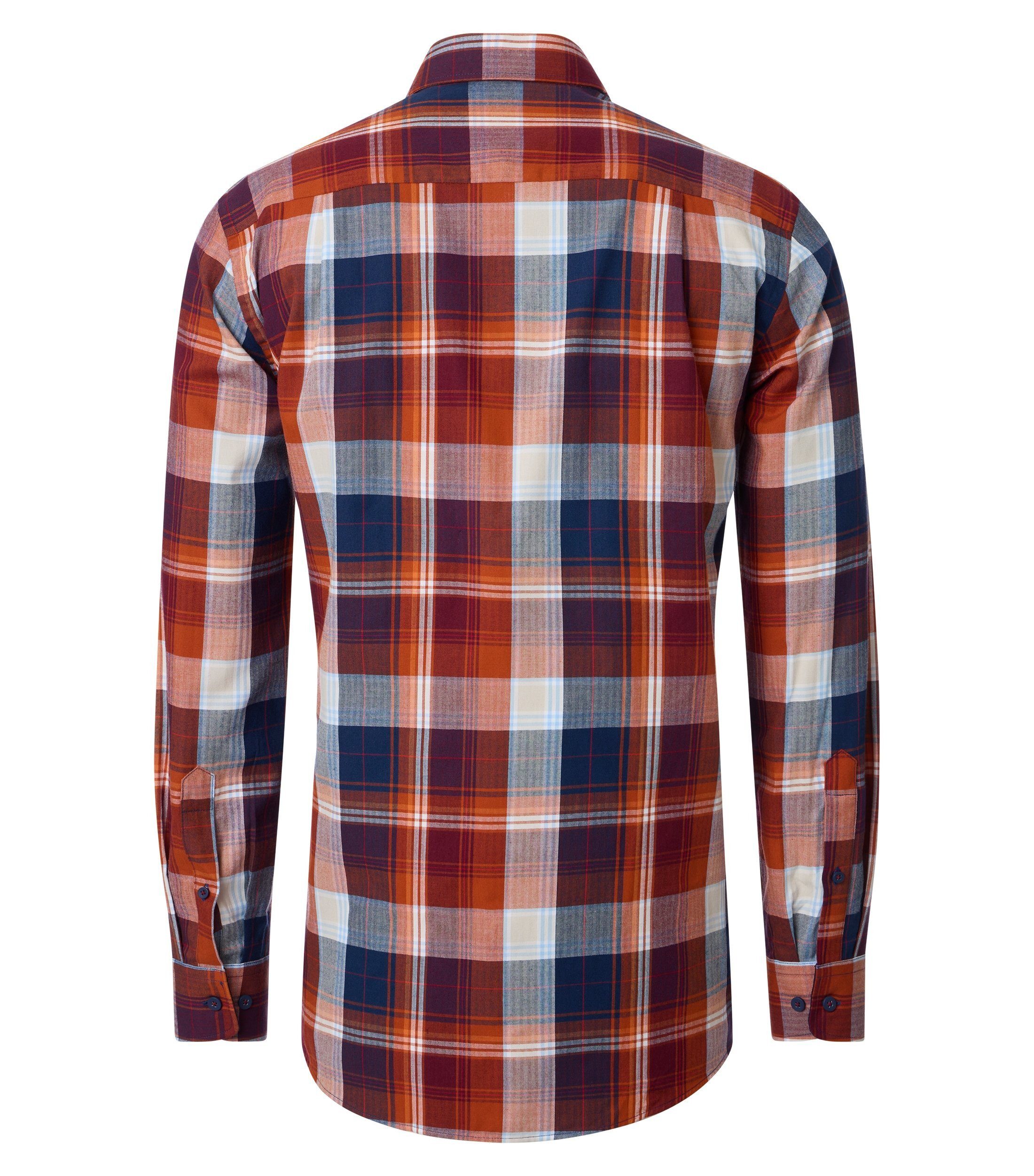 Redmond Langarmhemd kariert Comfort Fit
