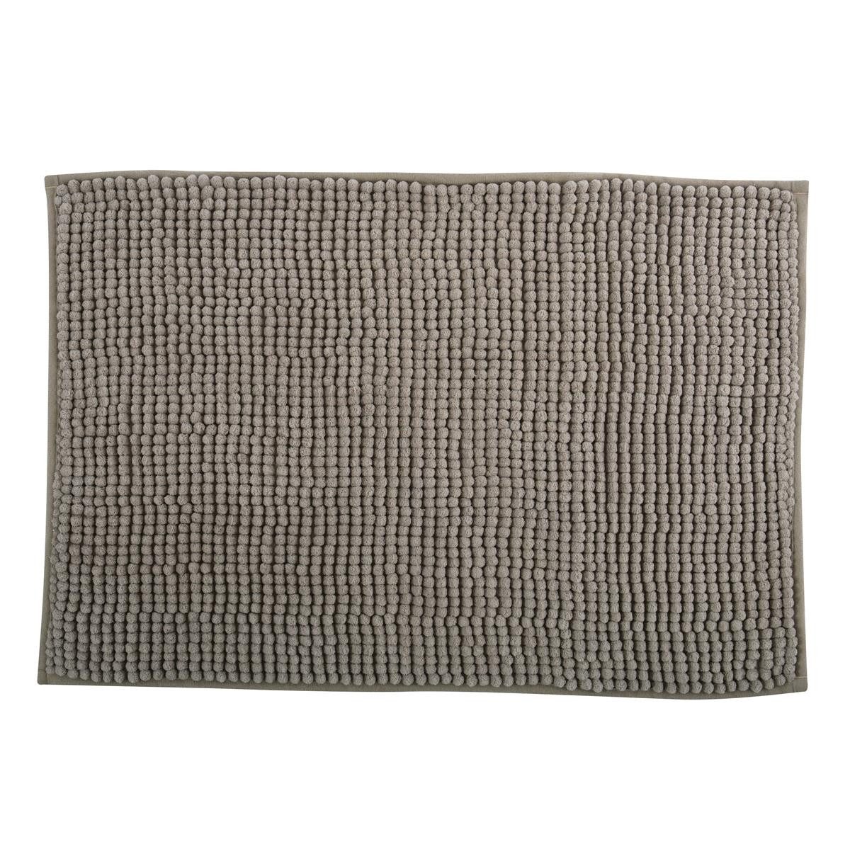 MSV Badematte MSV Badteppich Badvorleger Duschvorleger Chenille Hochflor Badematte, Höhe 12 mm, Badteppich, Waschbar 30°, Polyester Microfaser, rechteckig