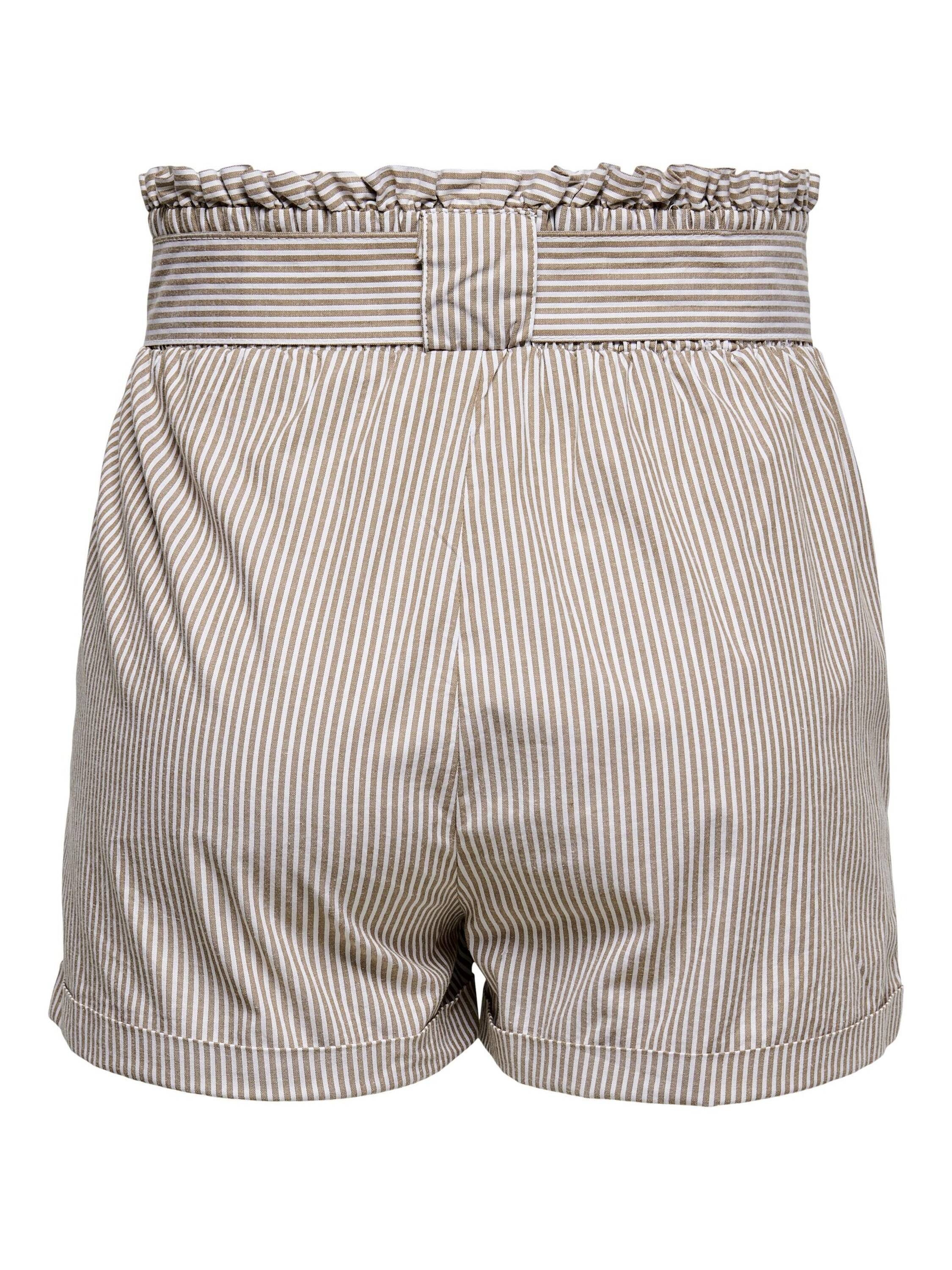 Shorts Toasted Rüschen Smilla ONLY Plain/ohne Details, Coconut (1-tlg) Drapiert/gerafft,