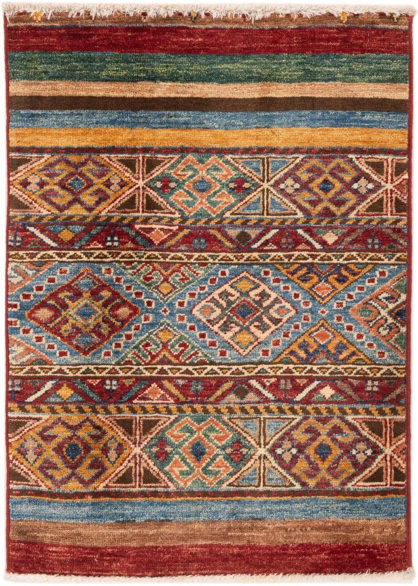 Handgeknüpfter Orientteppich, 5 Shaal Orientteppich Arijana Nain rechteckig, Trading, 56x79 Höhe: mm