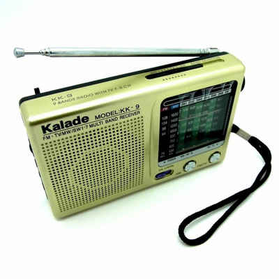 emeco Radio 9 Band Weltempfänger Tragbares Taschenradio Mini Pocketradio KK- Weltempfänger