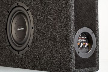 Gladen RSX08 SLIM-VB-CU 20cm Bassreflex Downfire Subwoofer Auto-Subwoofer (225 W, Gladen RSX08 SLIM-VB-CU 20cm Bassreflex Downfire Subwoofer)