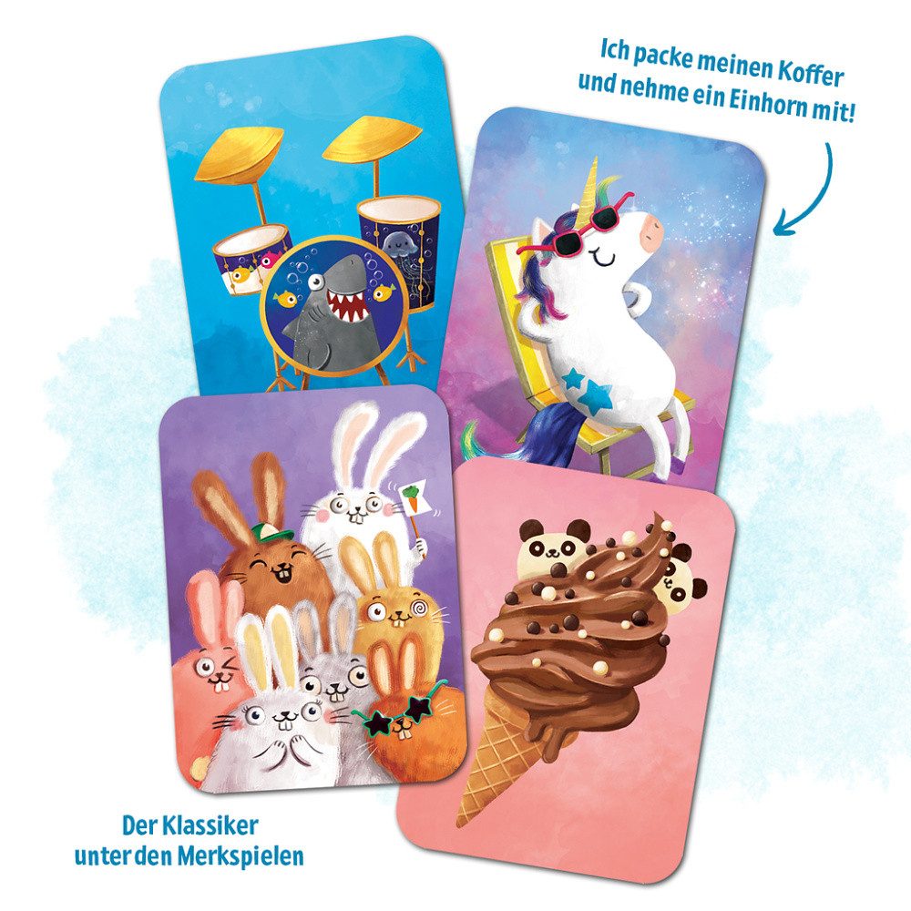 Moses. Verlag Spiel Ich packe meinen Koffer, Der Spieleklassiker für Kinder ab 4 Jahren