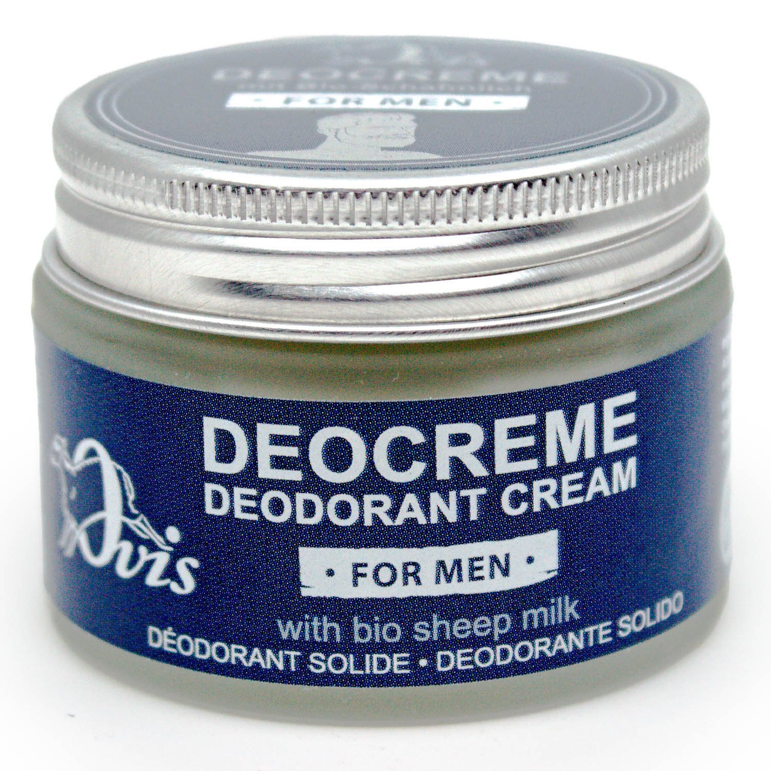 Ovis Deo-Creme "FOR MEN" Körperpflegeduft 50ml, Made in Österreich, 1-tlg., Glastiegel mit Schraubverschluß