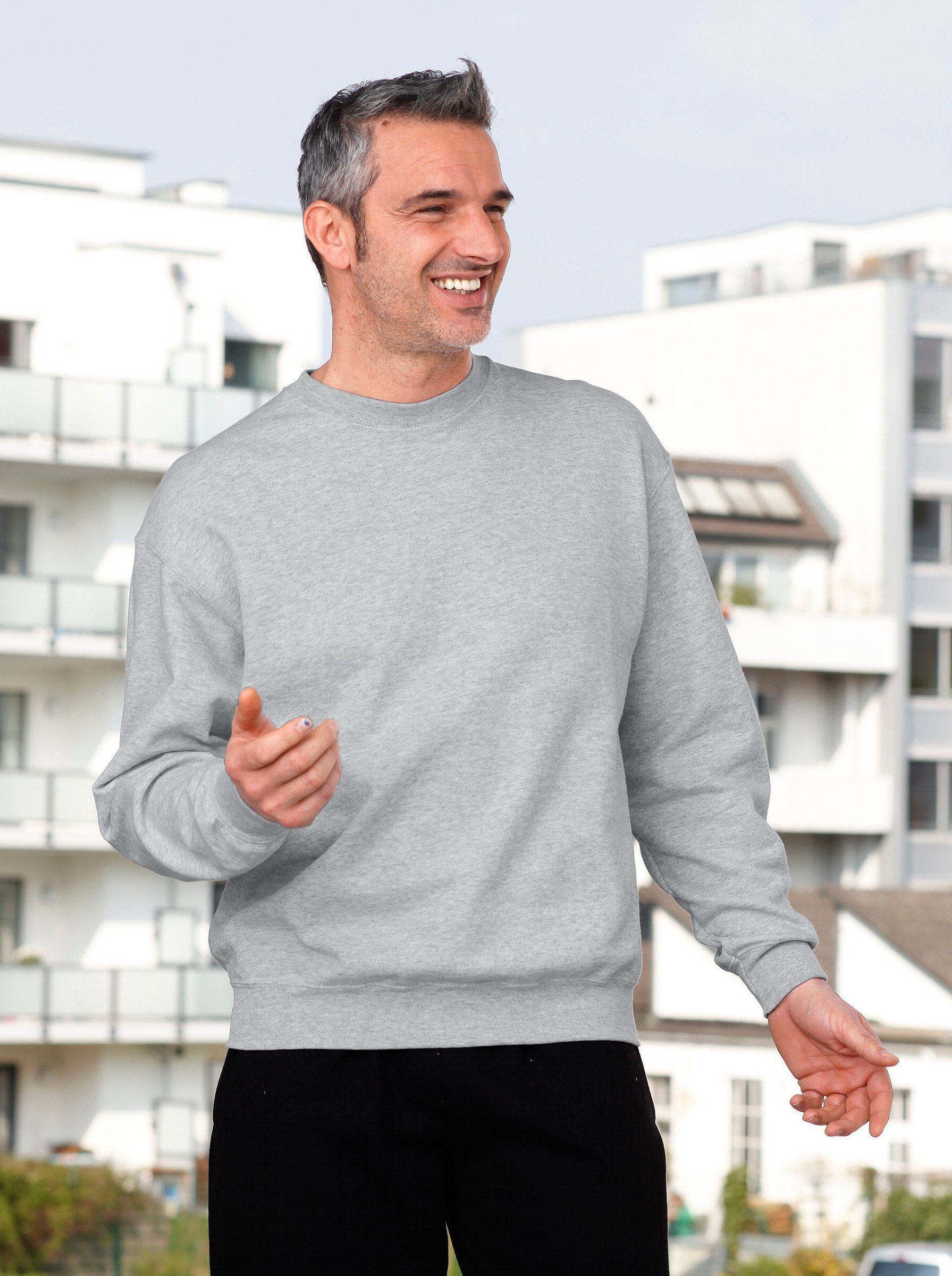 Fruit of the Loom Sweatshirt, im unifarbenen Design günstig online kaufen