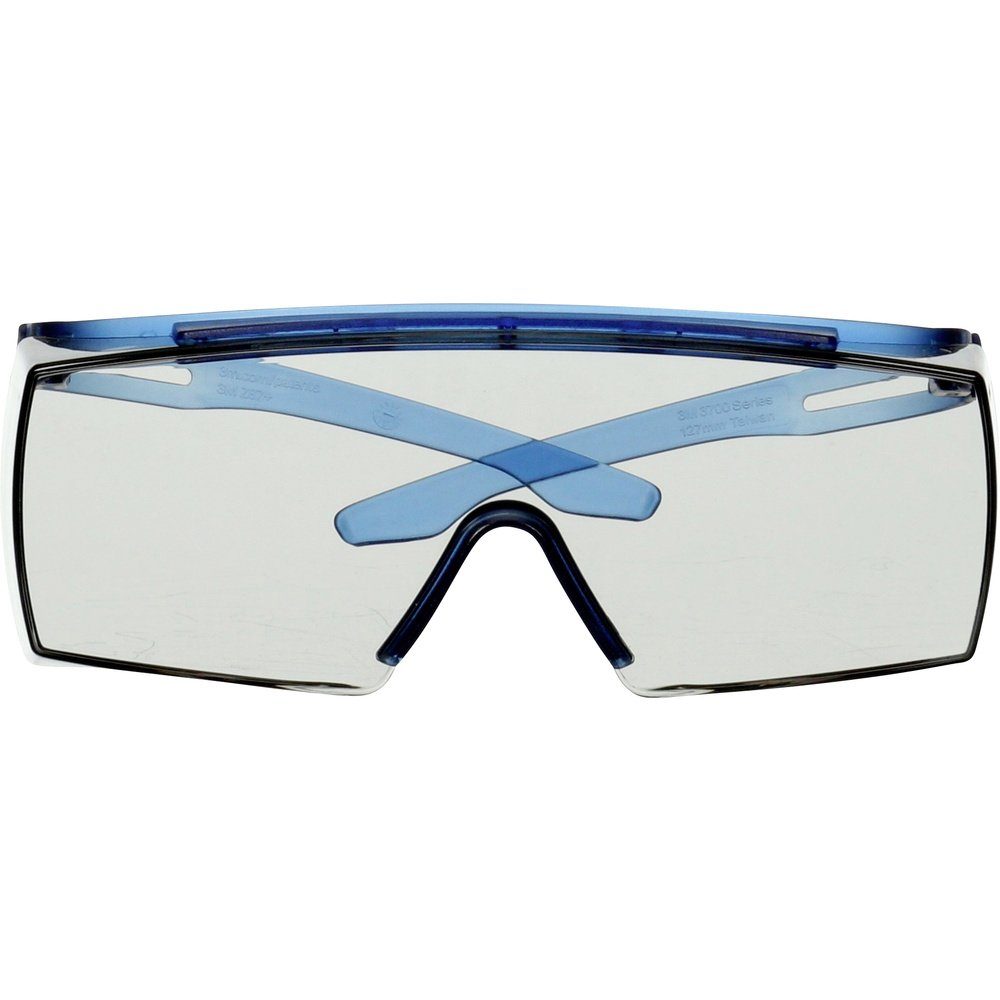 3M Arbeitsschutzbrille Überbrille SF3707SGAF-BLU EN DIN 3M 166 mit Blau Antibeschlag-Schutz