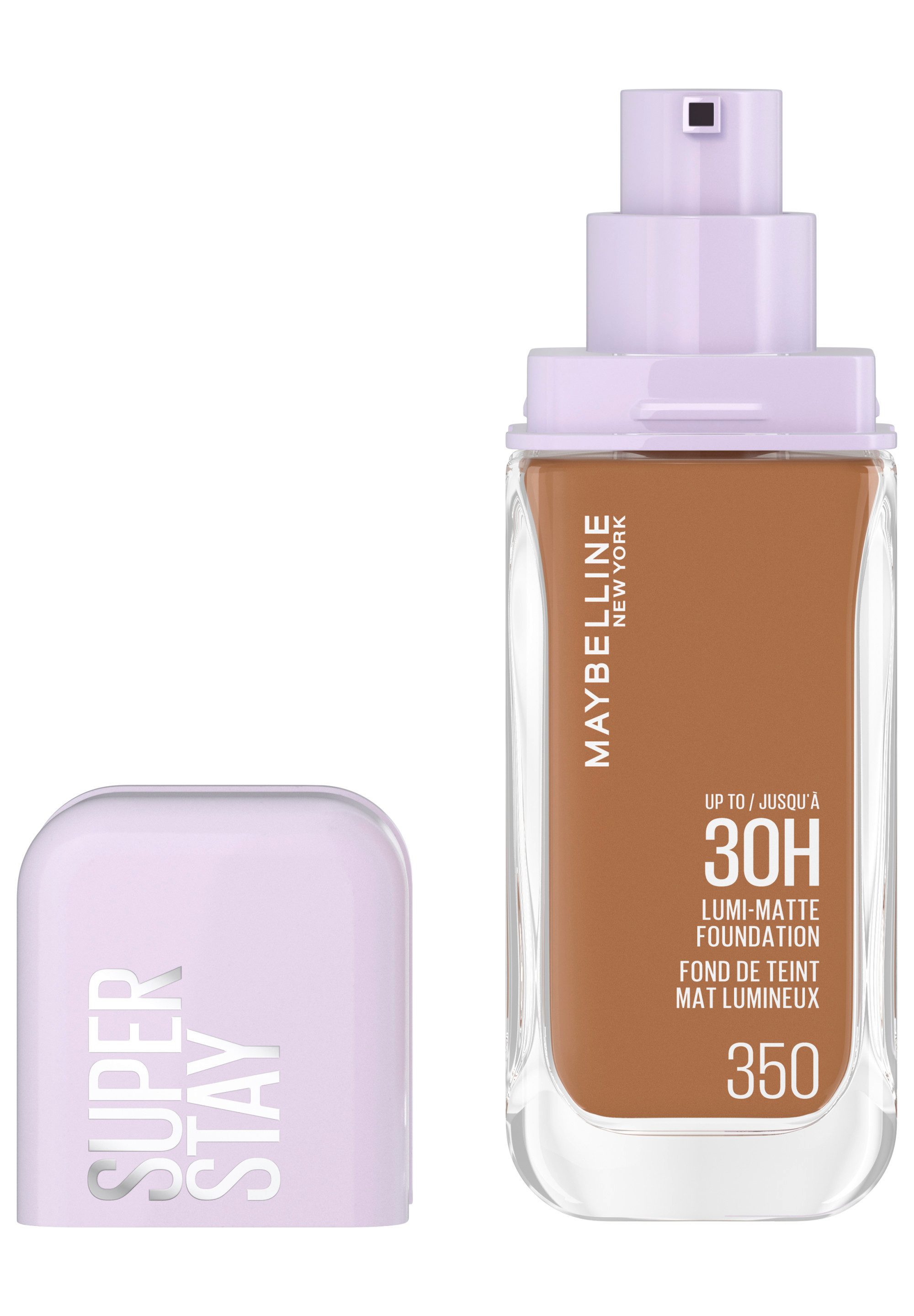 MAYBELLINE NEW YORK Foundation SUPER STAY LUMI MATTE FOUNDATION, mittlere bis hohe Deckkraft, ultra-frisches mattes Finish