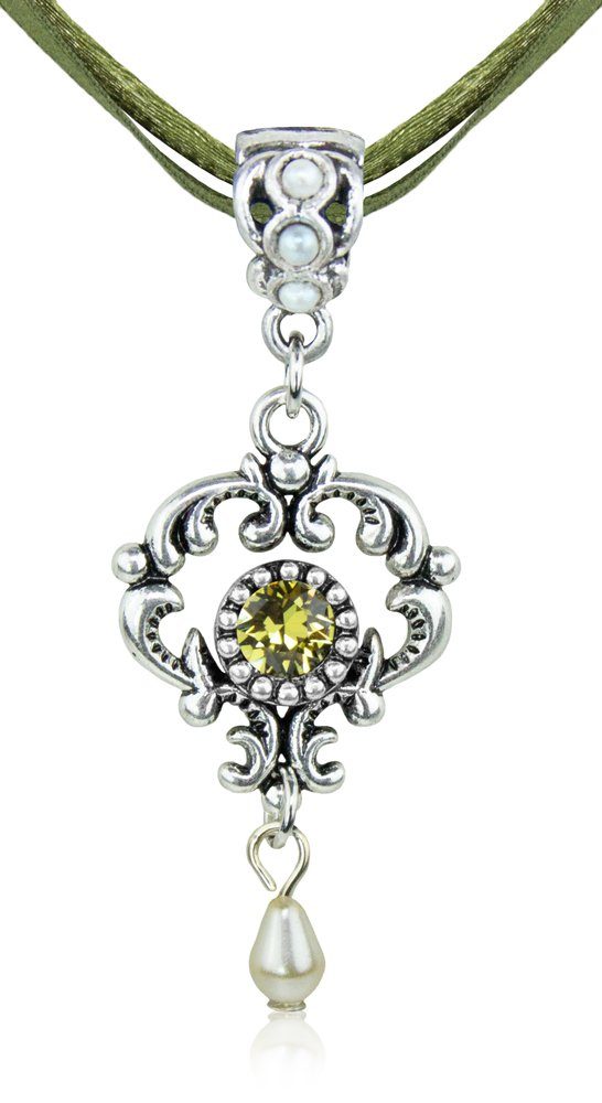 LUISIA® Kette mit Anhänger Halskette "Malou" mit Ornament Anhänger und Kris günstig online kaufen