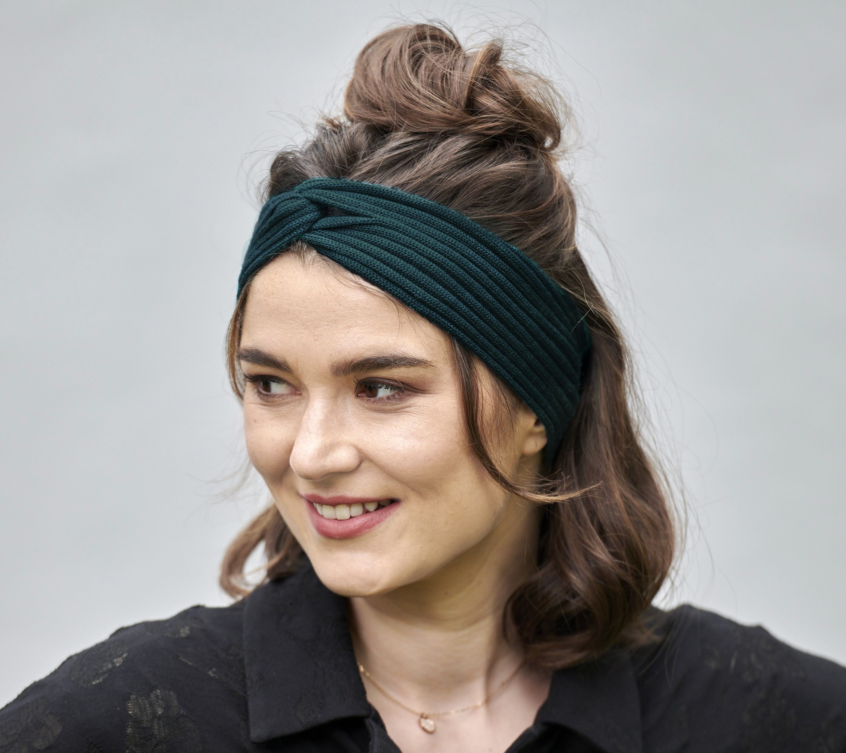 BEAZZ Stirnband Stirnband Ohrenwärmer Damen Winter 100% WOLLE Merino Feinstrick, warm und weich