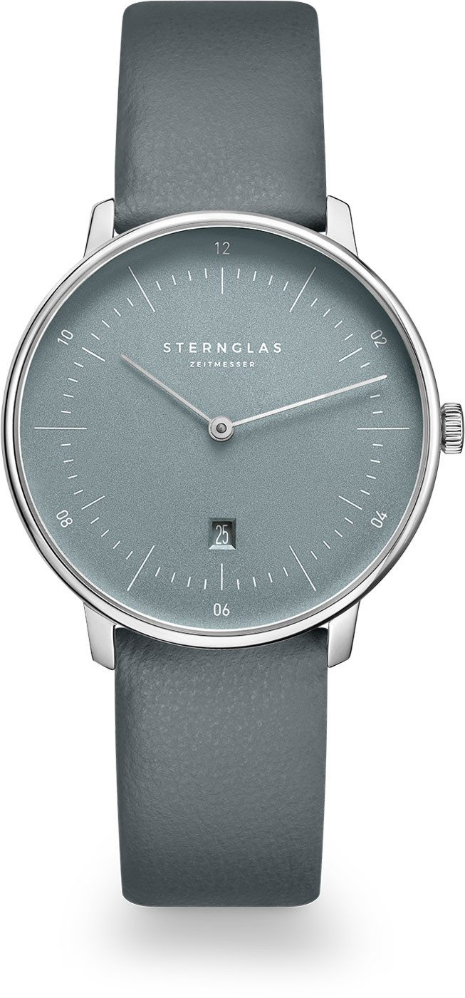 STERNGLAS Quarzuhr Damenuhr Naos XS Edition Flora Eisblau - Sternglas S01-NDF17-KL10