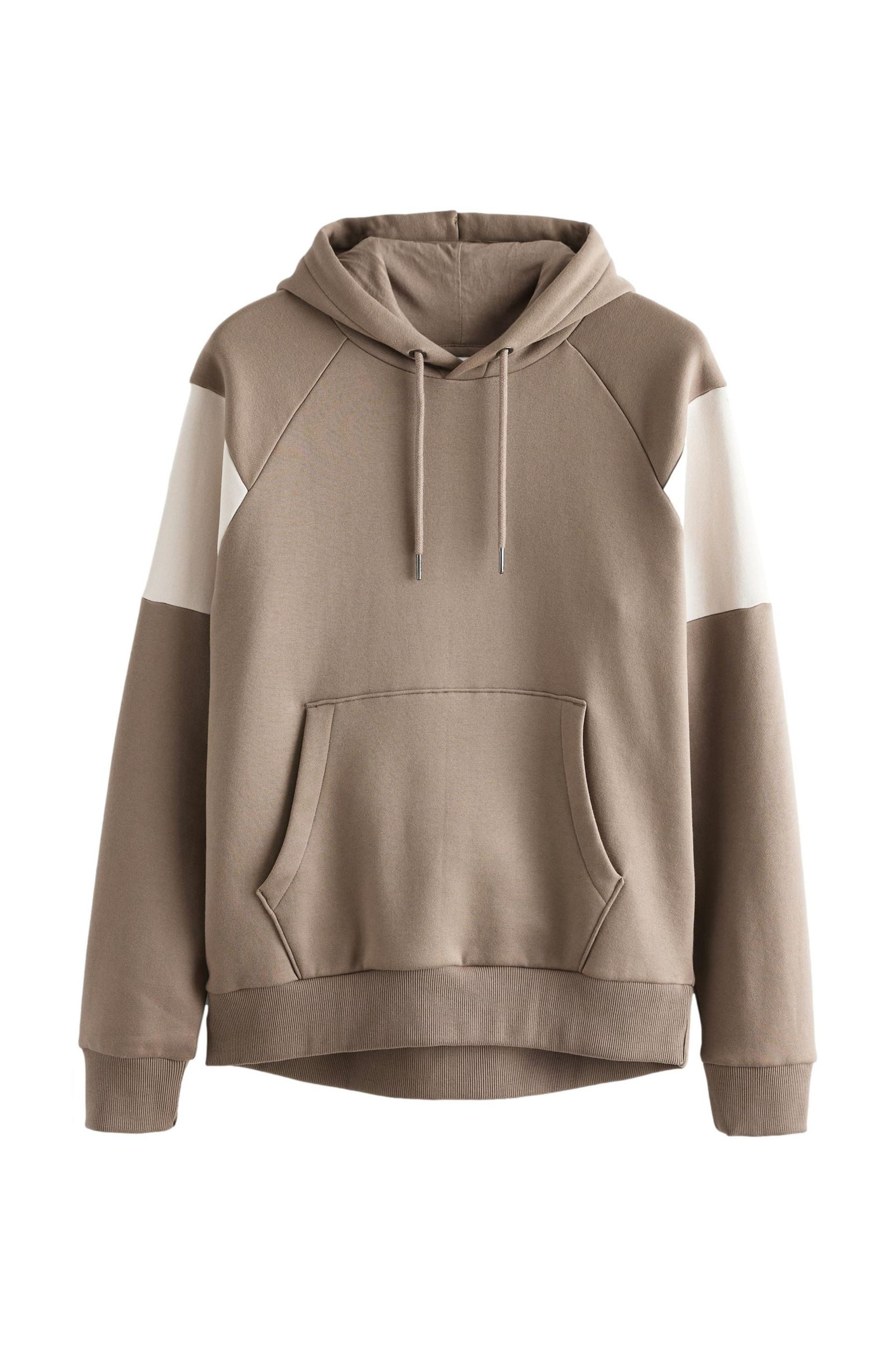 Next Kapuzensweatshirt Meliertes Hoodie in Blockfarben günstig online kaufen