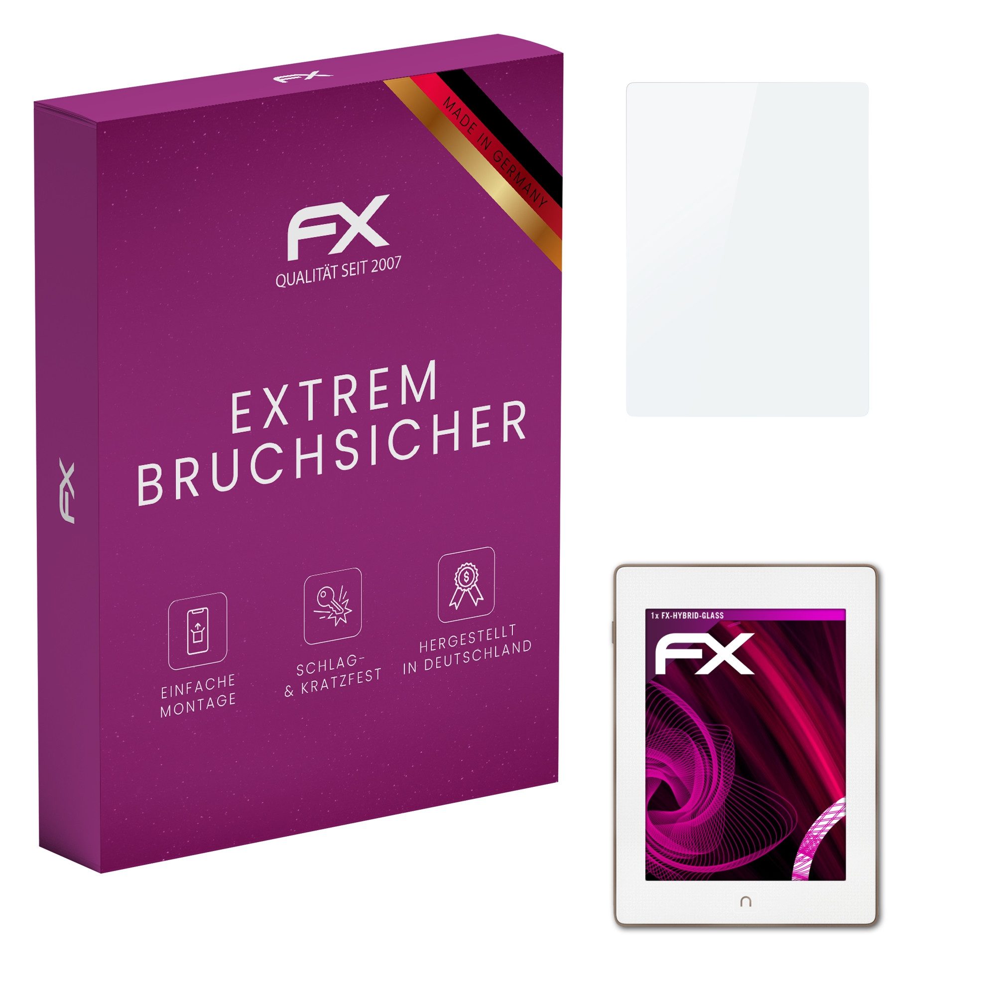 Schutzfolie Panzerglasfolie für NOOK GlowLight Plus