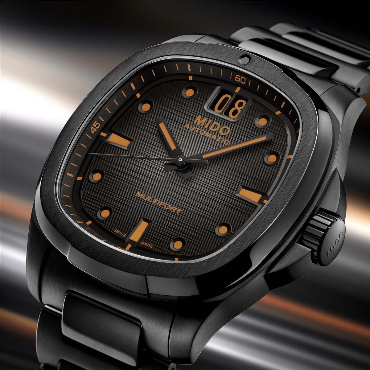 Mido Armband Mido Herren Uhr M049,526,33,081,00 Multifort TV Big Date (kein Set, 1-tlg., kein Set)