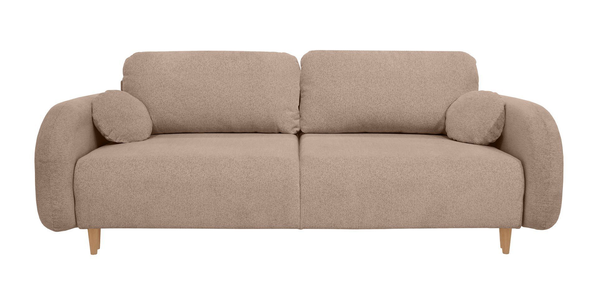 Beautysofa Schlafsofa 3-Sitzer OPTIMO, mit Schlaffunktion