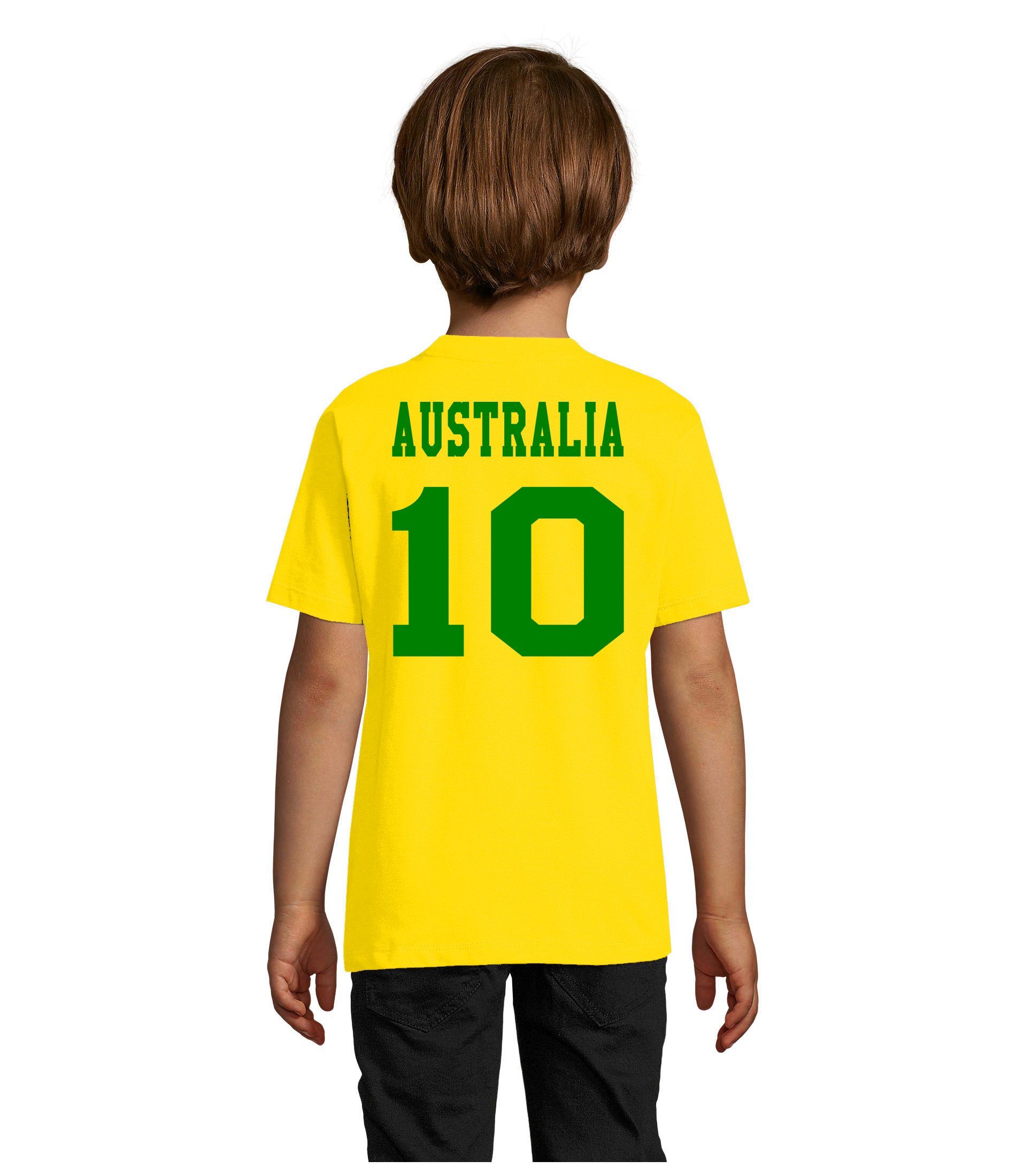 Blondie & Brownie T-Shirt Kinder Australien Sport Trikot Fußball Weltmeister Meister WM