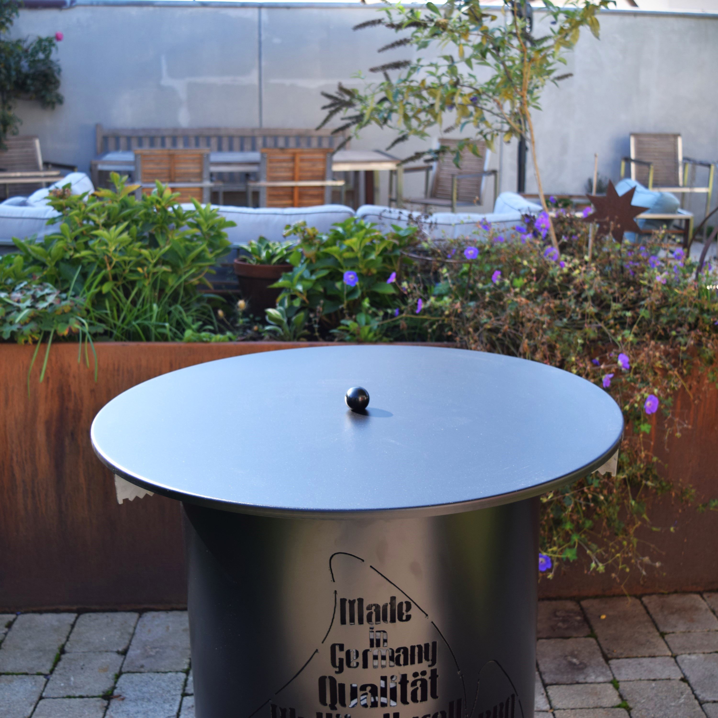 Grillrost.com BBQ Grillrost BBQ Feuerplatten Abdeckplatte 85cm, Made in Germany