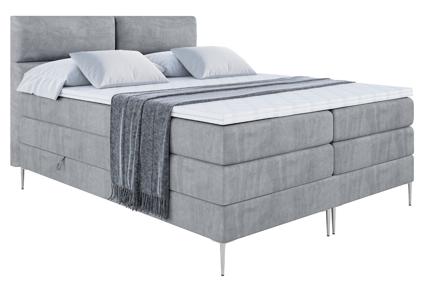 ALTDECOR Boxspringbett BOXI3-F KING (Multipocket-Matratze H4, günstig online kaufen