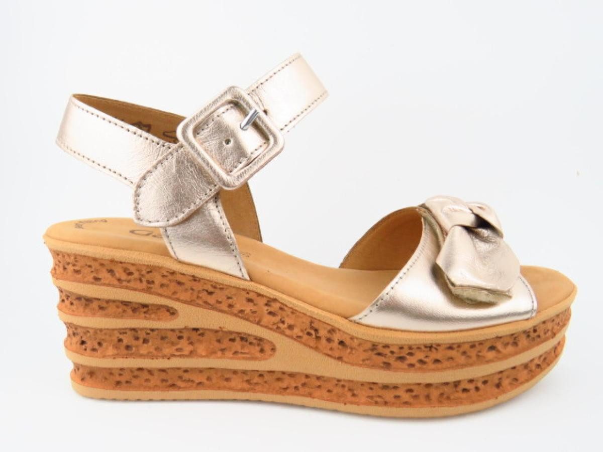 Gabor Satin Metallic puder Sandale günstig online kaufen