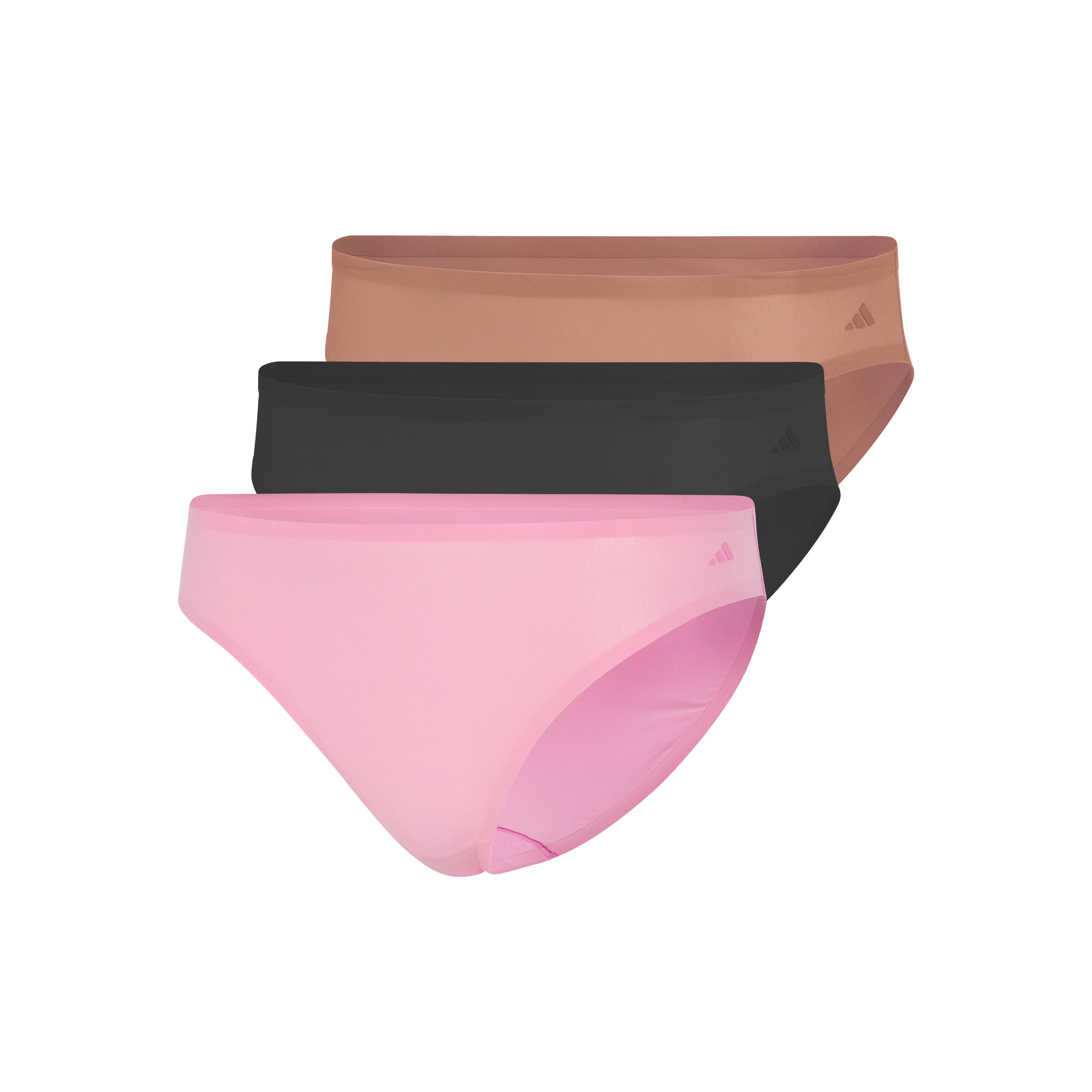 adidas Sportswear Bikinislip Sport Active Light Flex-Packaged Panties (3er Pack) elastisch, Single Jersey-Qulität, weich, bequem