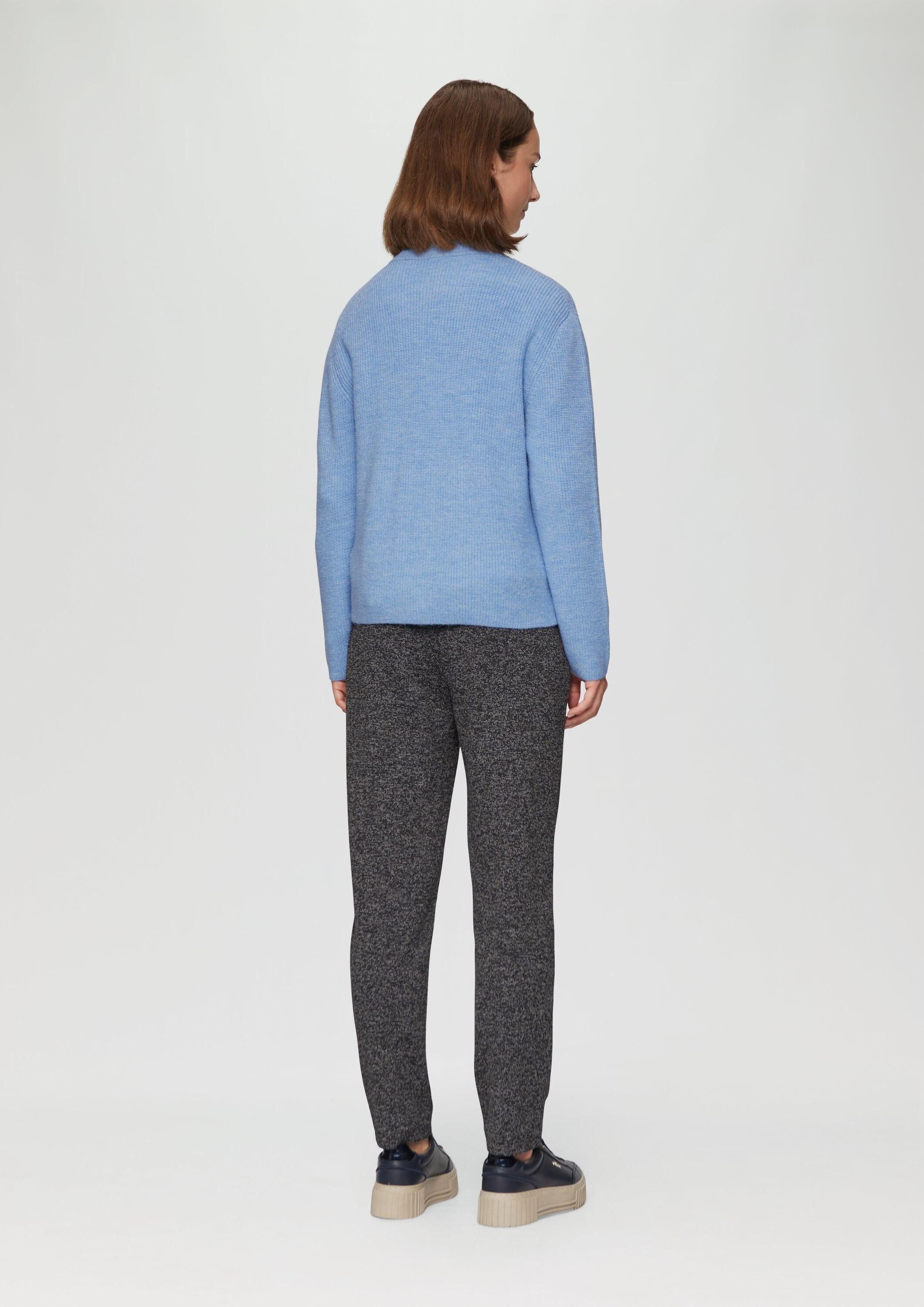 s.Oliver Cardigan Strickjacke Strickjacke aus Alpakamix mit aufgesetzten Taschen