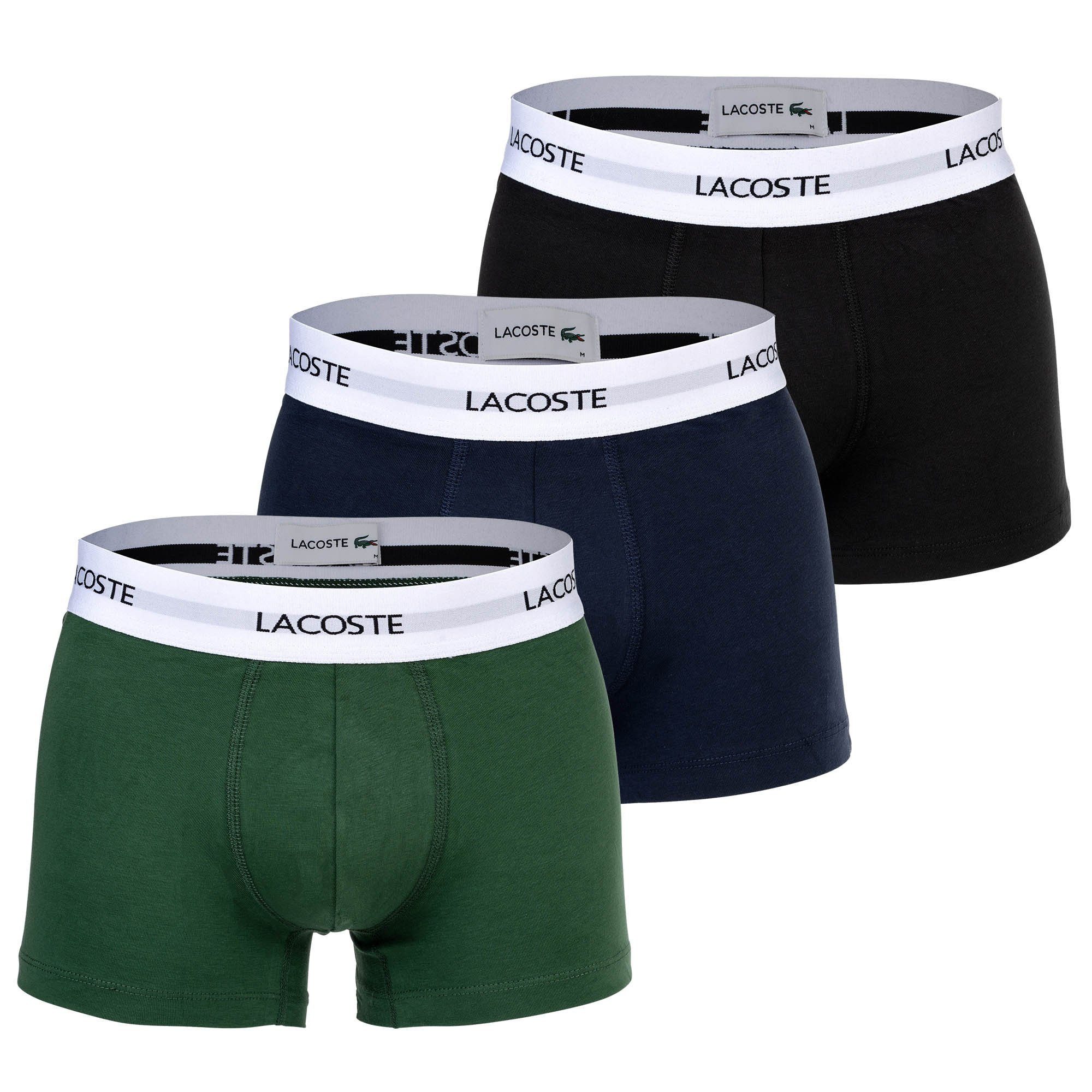 Lacoste Boxer Herren Boxershort 3er Pack Baumwolle (Packung, 3er Pack)