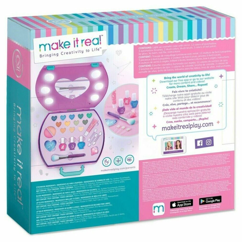 Make it real Make-up Set Make-Up Case With Lighting