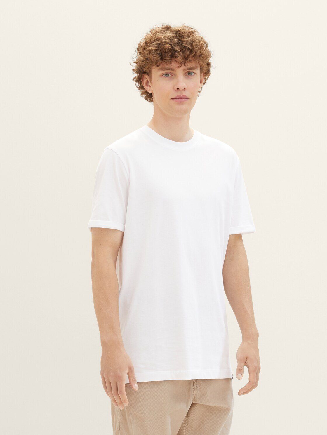 TOM TAILOR Denim T-Shirt Basic T-Shirt White