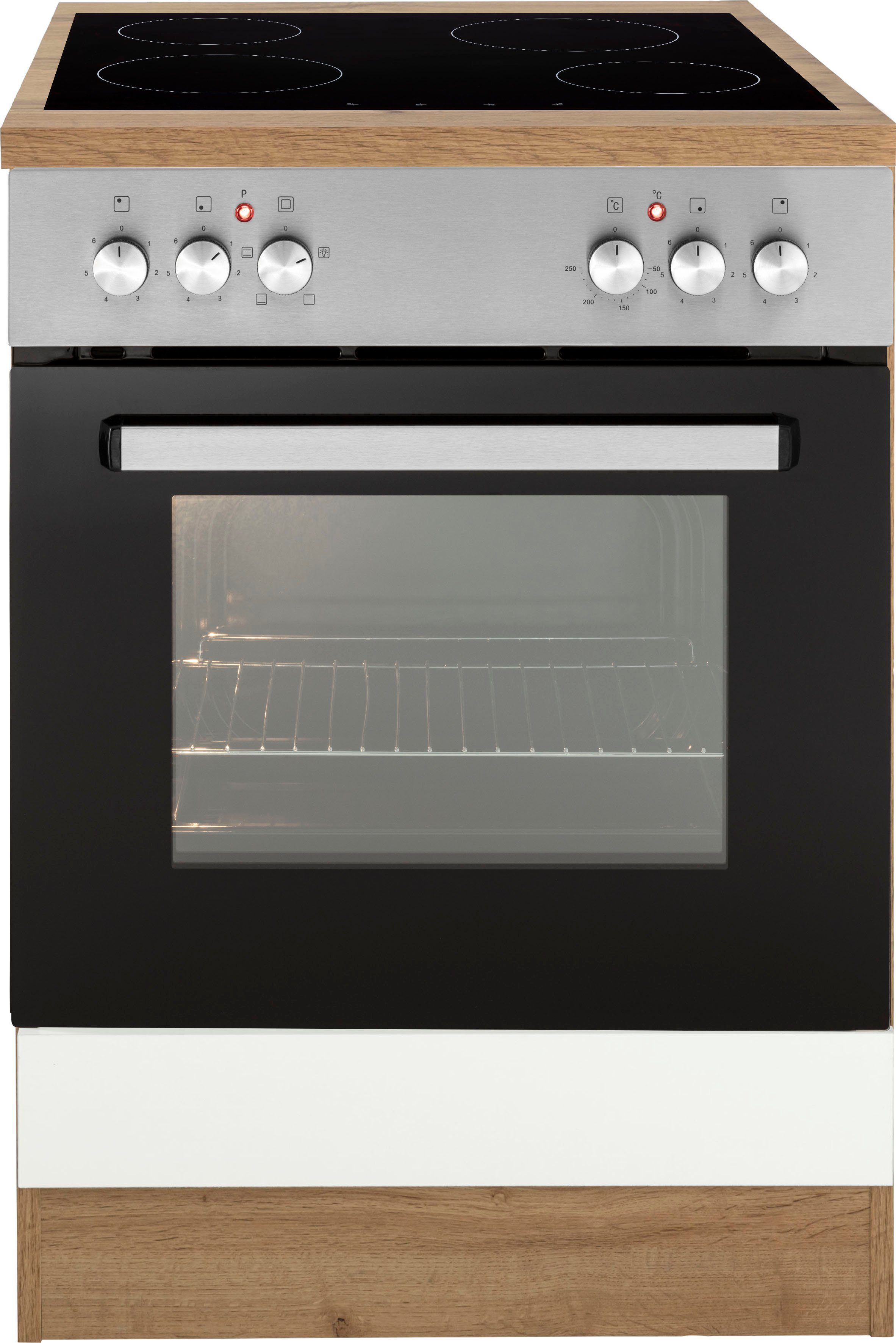 KOCHSTATION Herdumbauschrank KS-Colmar 60 cm, geeignet für Herd-Set