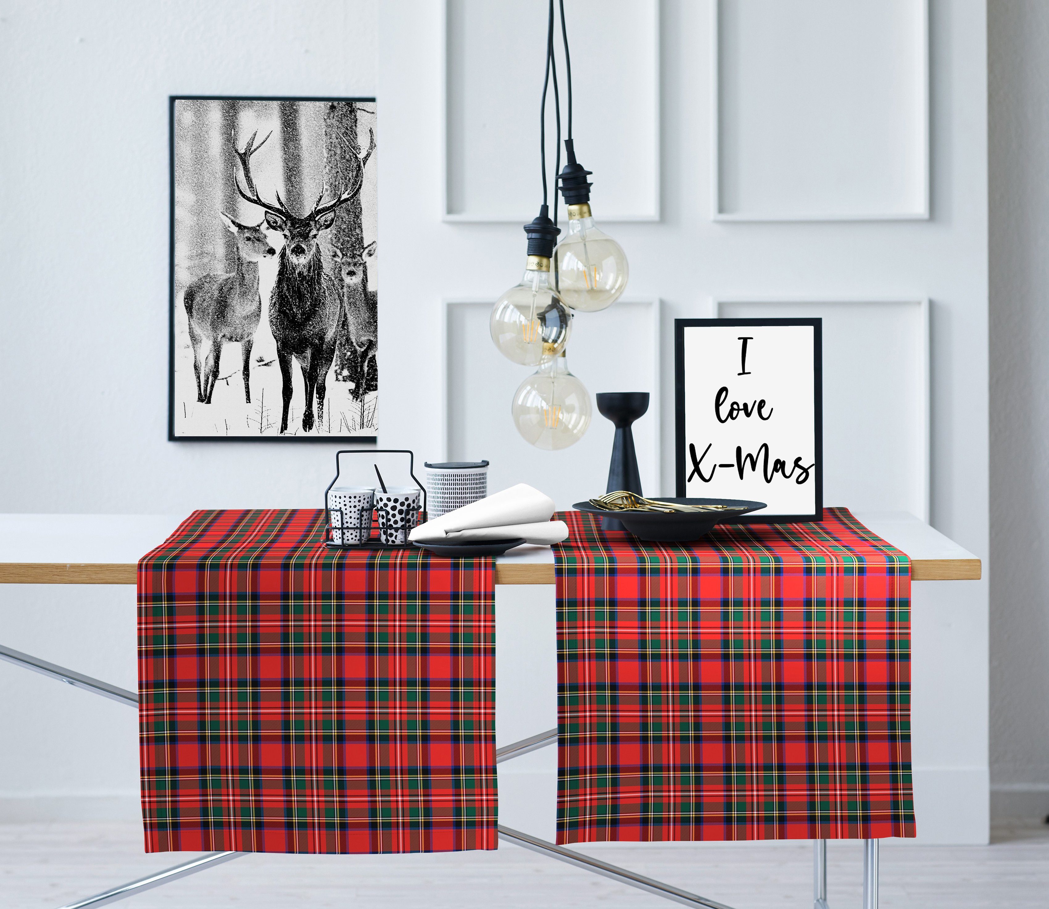 APELT Tischläufer 9539 WINTERWELT, Weihnachtsdeko, Weihnachten (1-tlg), Digitaldruck