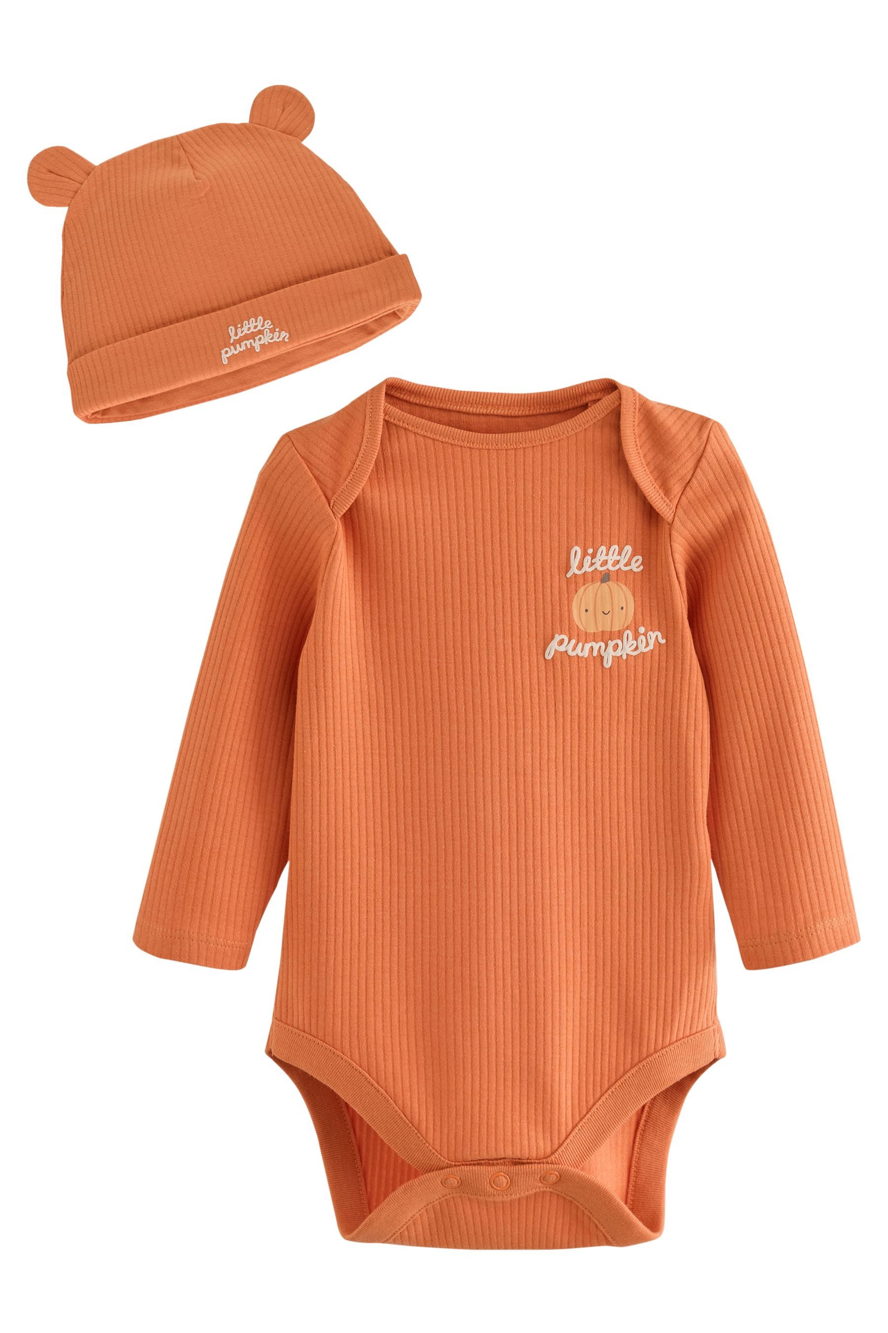 Next Langarmbody Baby Bodysuit und Mütze im 2er-Set (2-tlg)
