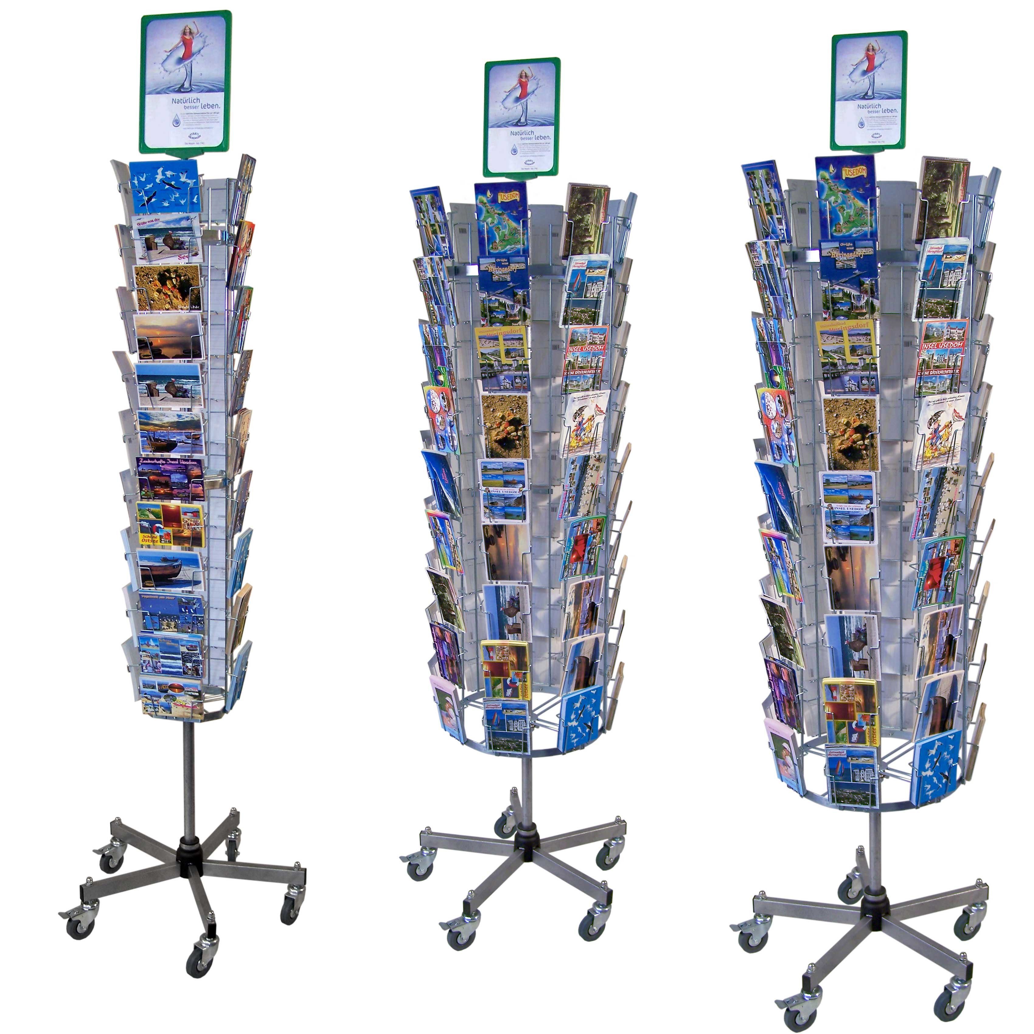 GERSO Postkarte Postkartenständer Groß Quer oder Hochformat