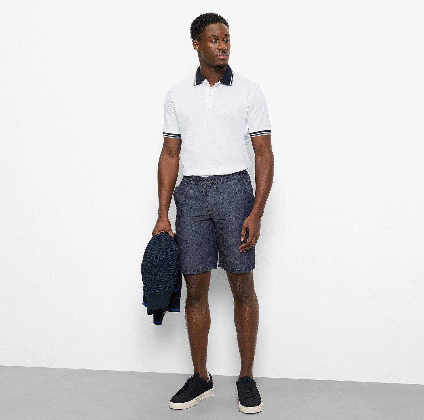 OLYMP Poloshirt Casual farbliche Kontrast-Details – Bild 4 von 5